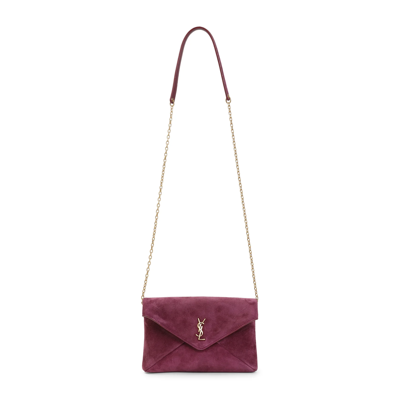 Saint Laurent Mini Enveloped Handbag - 18cm x 10cm x 5cm - Image 2