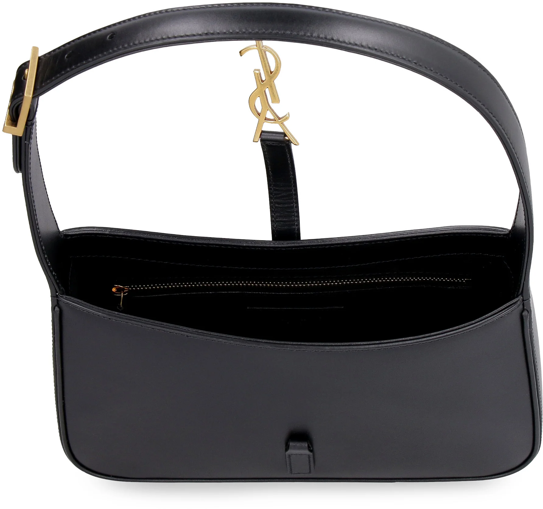 Saint Laurent Mini Leather Shoulder Handbag - Image 5