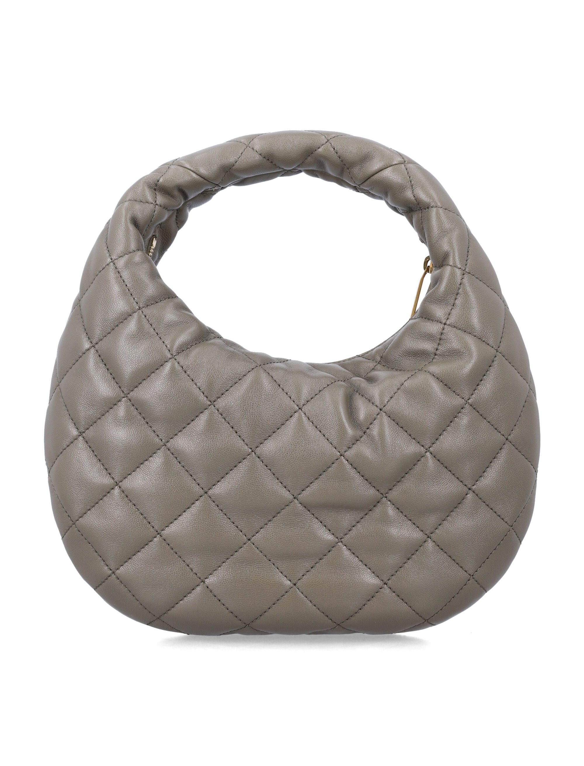 Saint Laurent Mini Quilted Handbag with Signature Emblem - 17 cm x 27 cm - Image 3