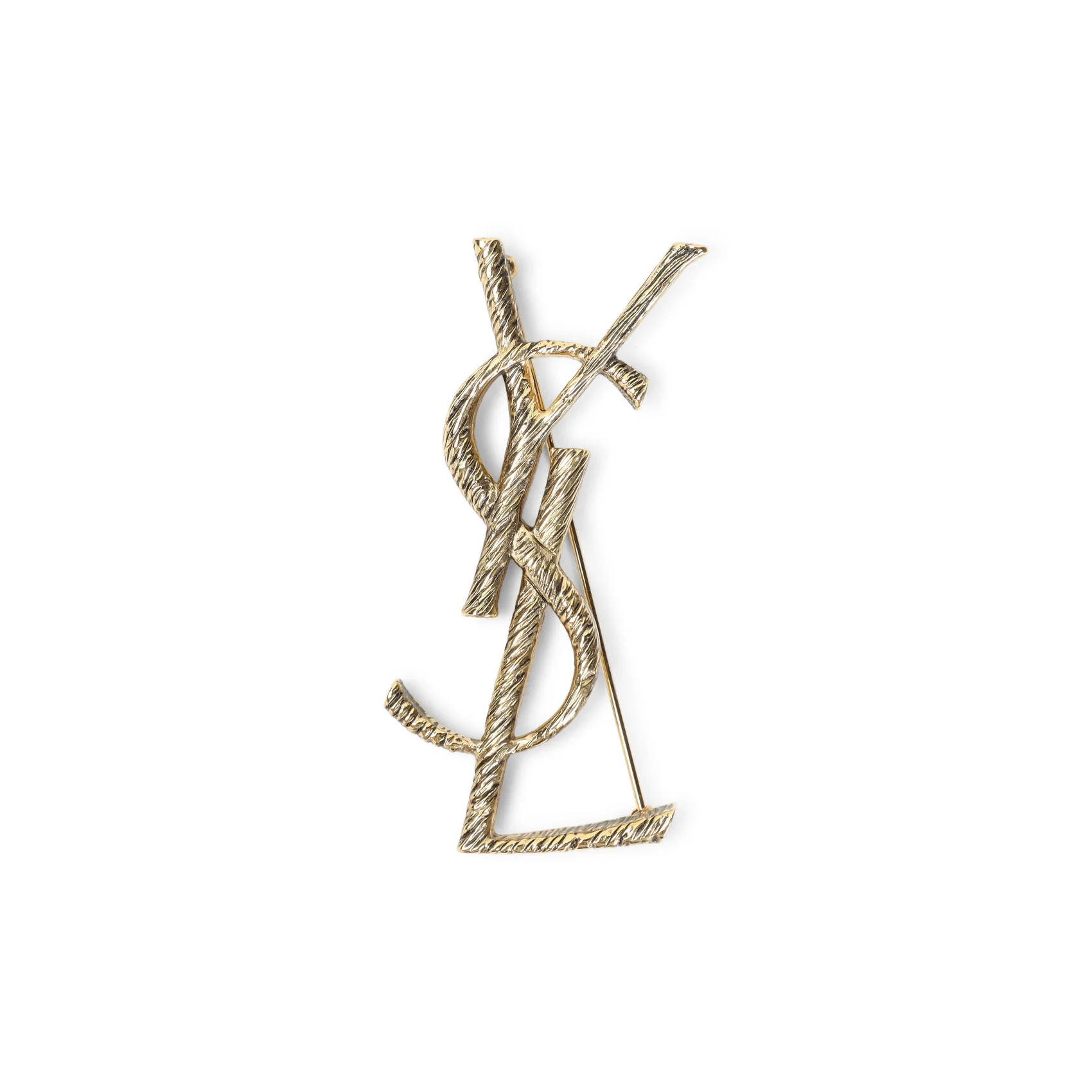 Saint Laurent Monogramme Brooch - Image 2