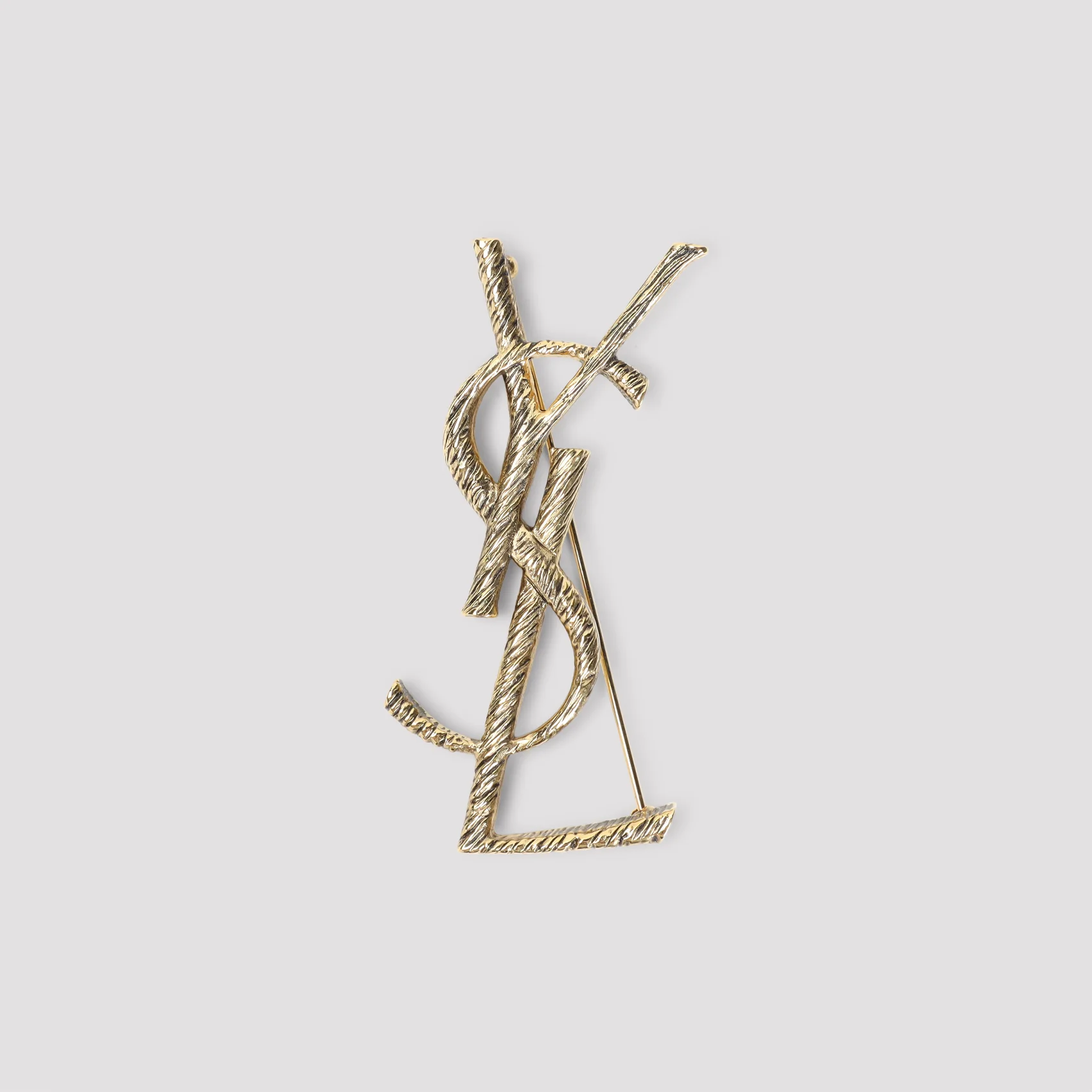 Saint Laurent Monogramme Brooch - Image 3