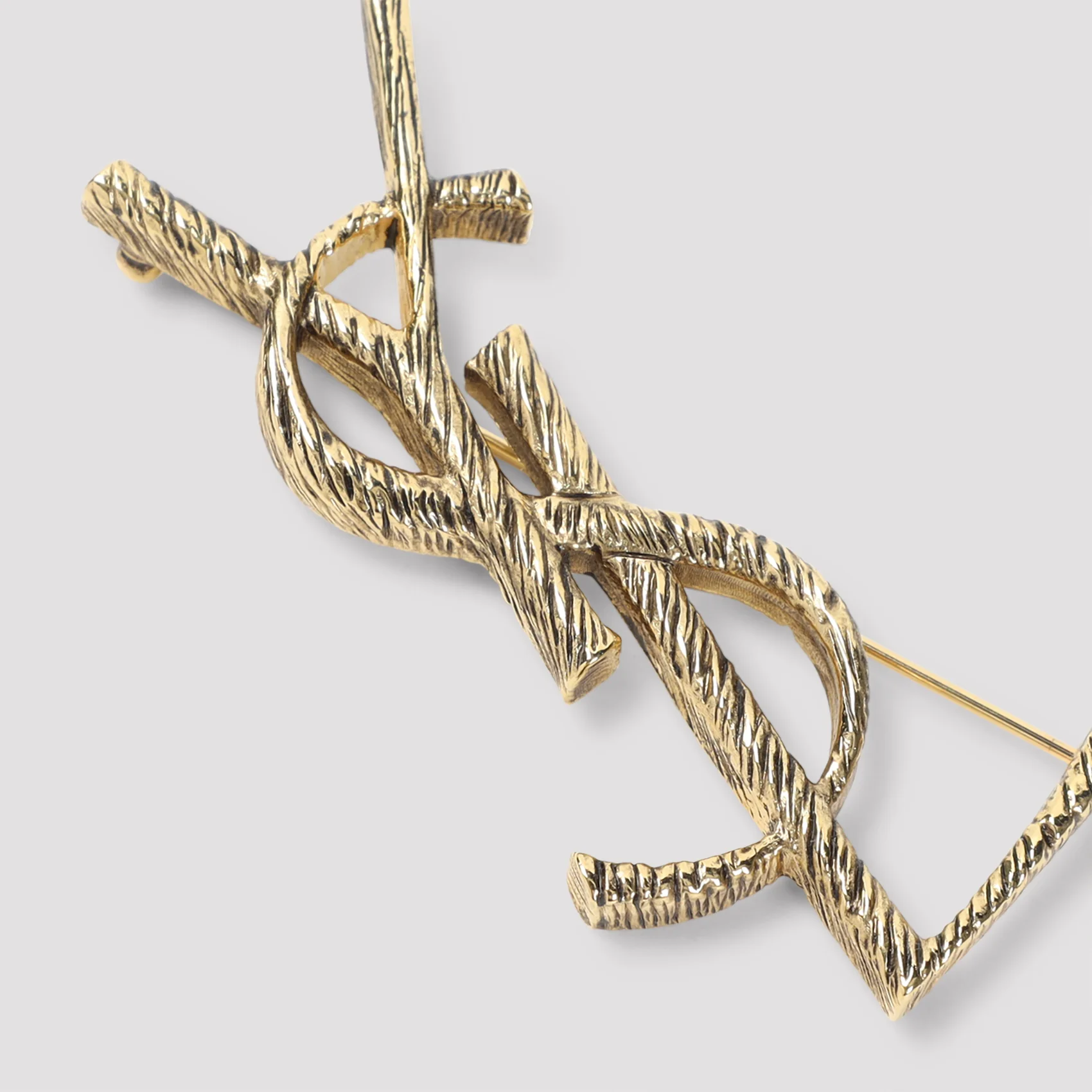 Saint Laurent Monogramme Brooch - Image 5
