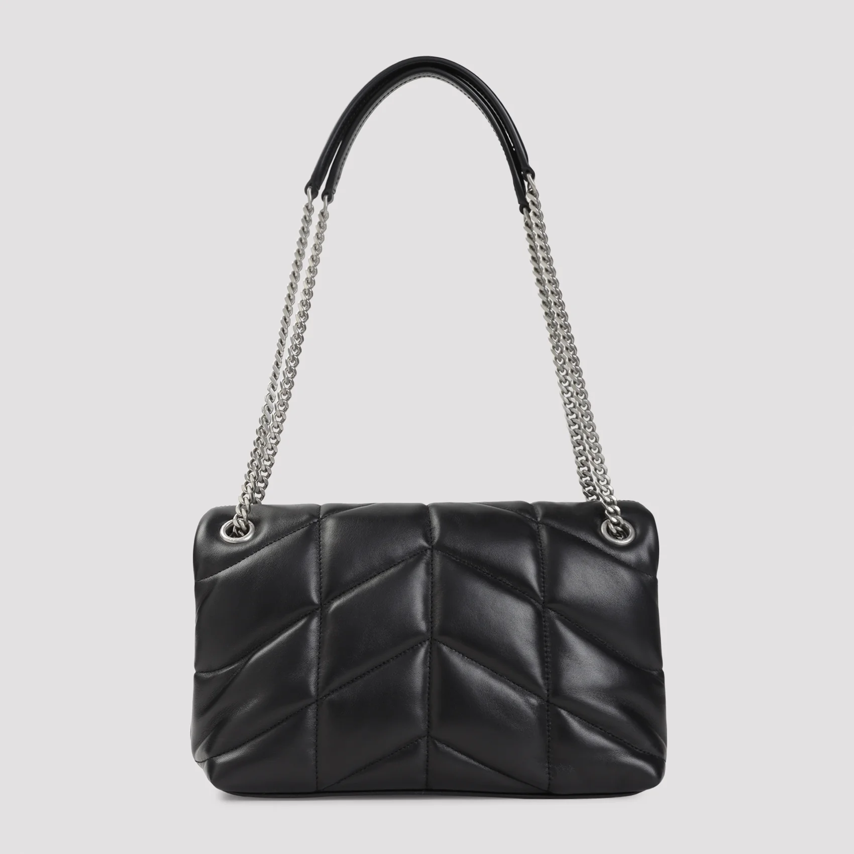 SAINT LAURENT Puffer Small Matelassé Leather Shoulder Bag - Image 4
