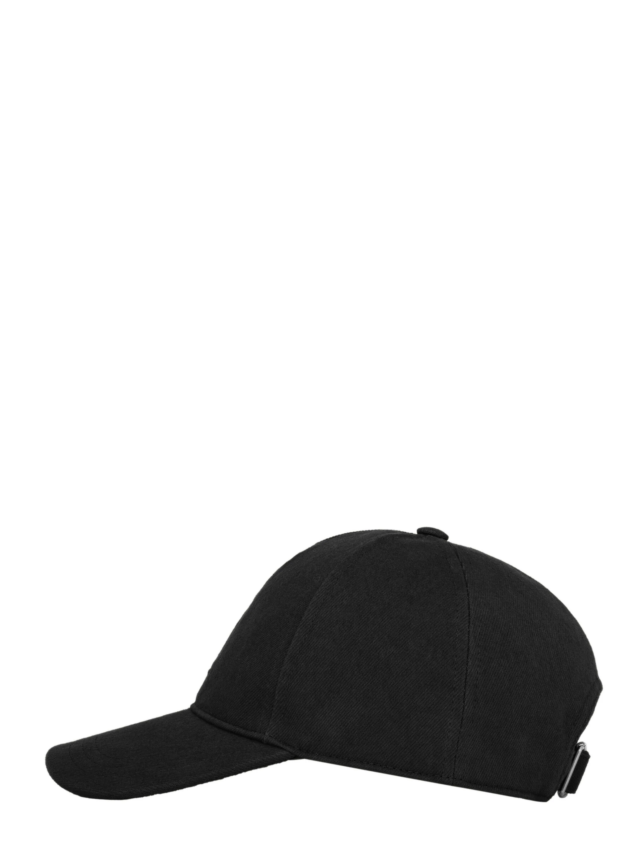 Saint Laurent Quilted Topstitching Adjustable Closure Hat - Image 2