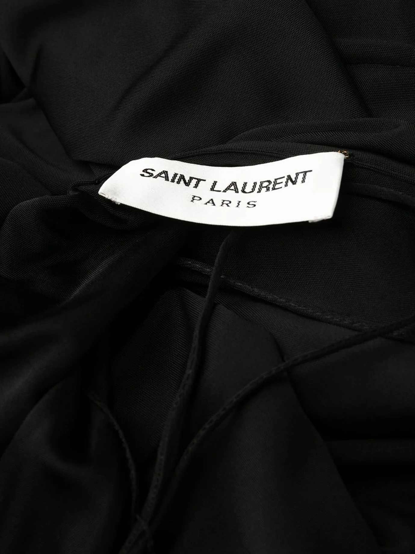 SAINT LAURENT Responsible Shiny Jersey Sleeveless Long Dress - Image 4