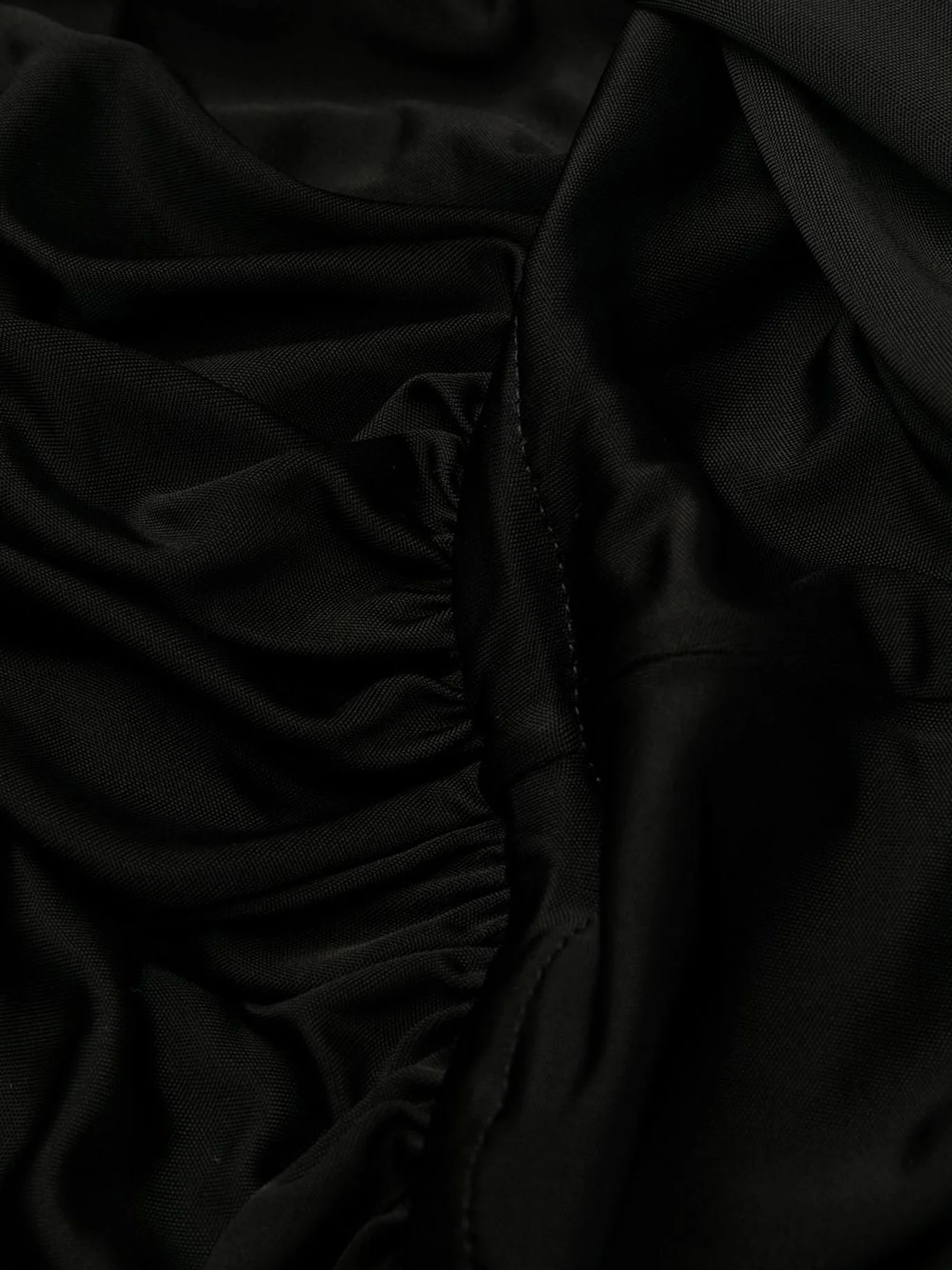SAINT LAURENT Responsible Shiny Jersey Sleeveless Long Dress - Image 5