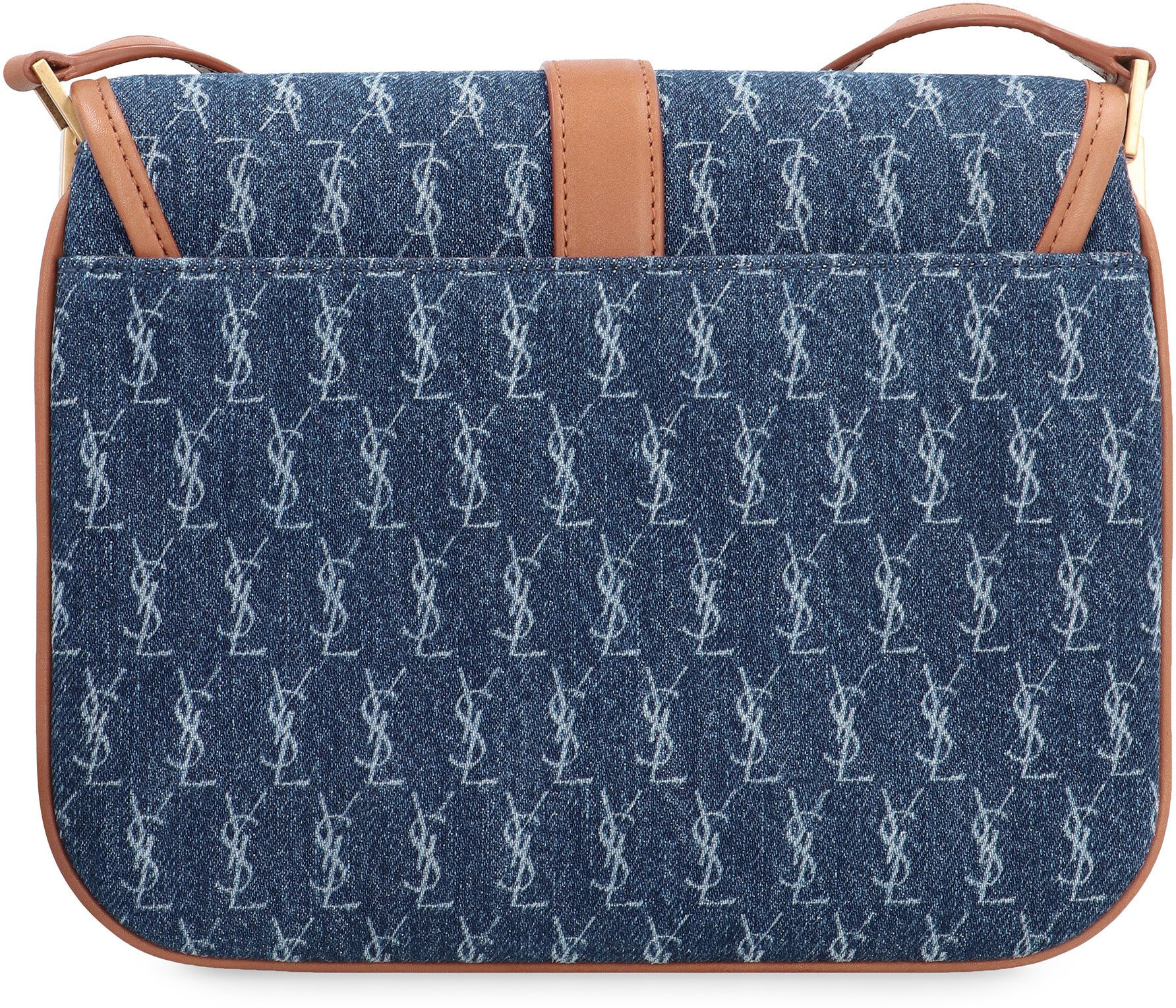 SAINT LAURENT Satchel Fabric Shoulder Bag - Image 4