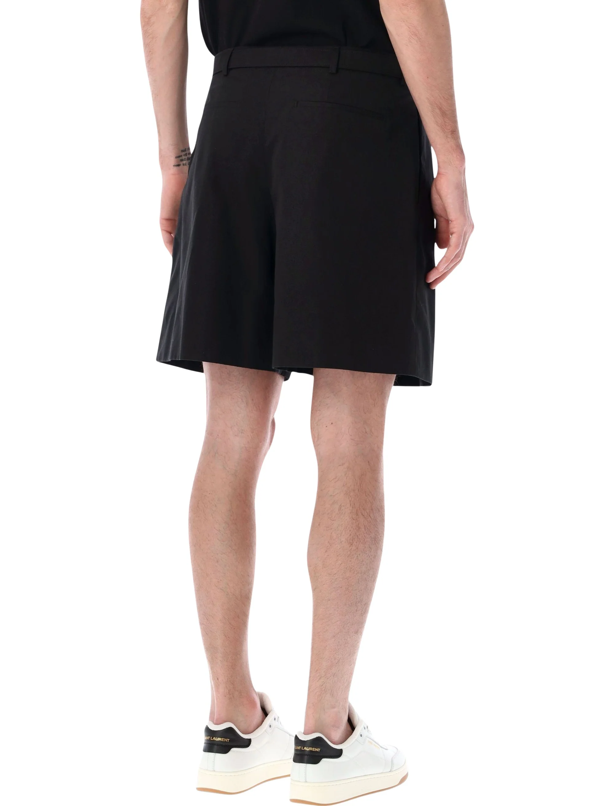 Saint Laurent Shorts in Cotton Poplin - Image 4