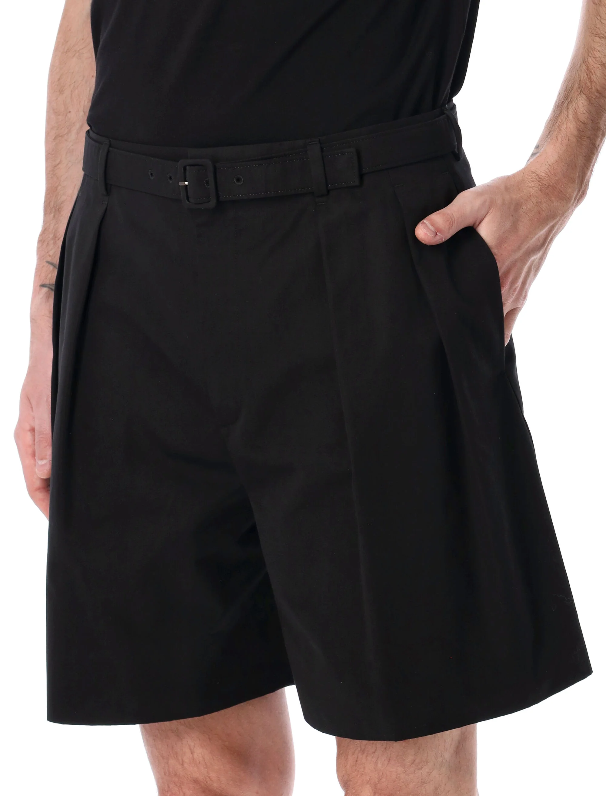 Saint Laurent Shorts in Cotton Poplin - Image 5