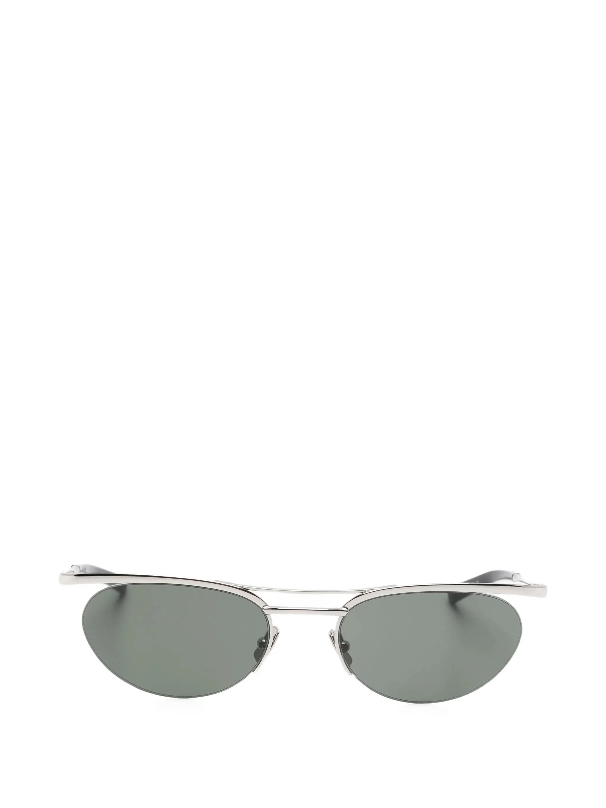Saint Laurent Stylish Sunglasses with Metal Temples - 100% UVA/UVB Protection
