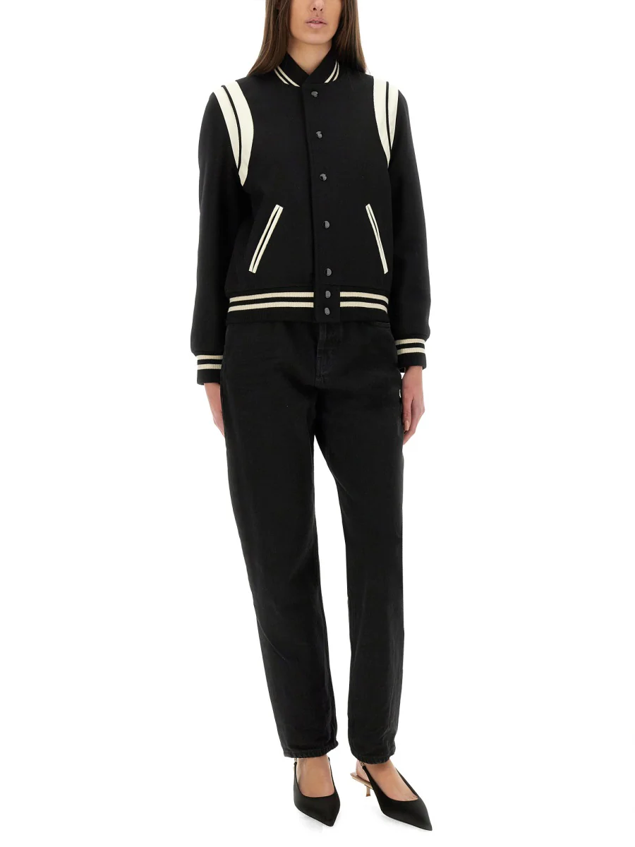 SAINT LAURENT Teddy Jacket in Wool - Image 7