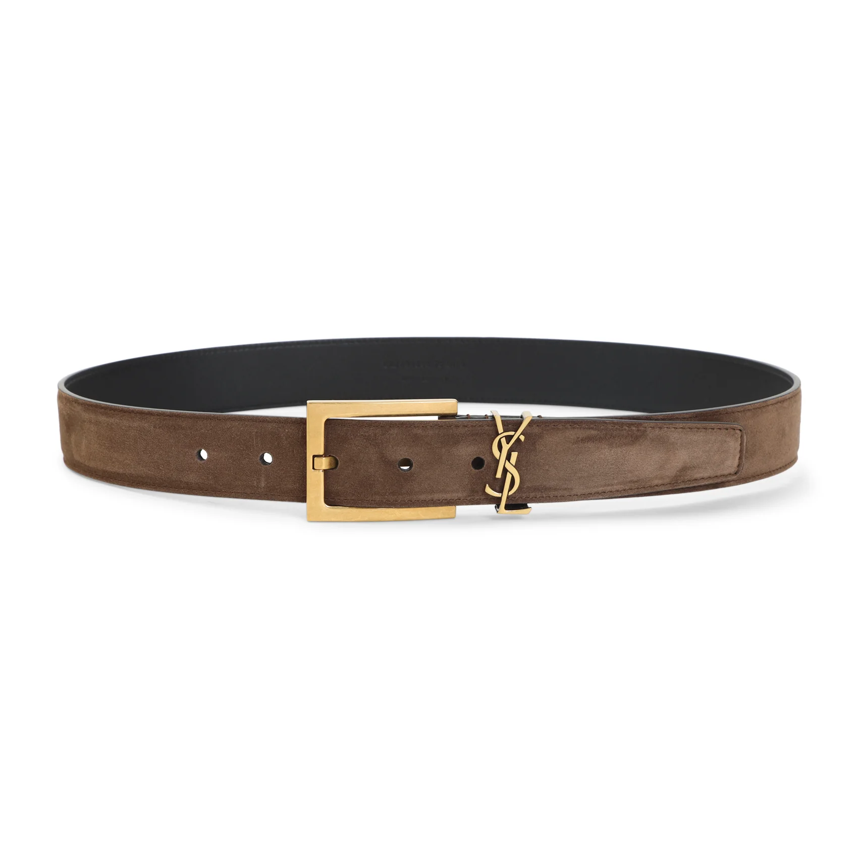 Saint Laurent Theurent Mini Suede Belt - Image 2