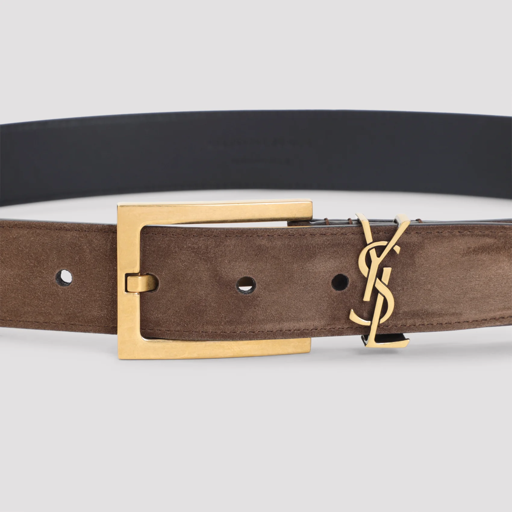 Saint Laurent Theurent Mini Suede Belt - Image 4