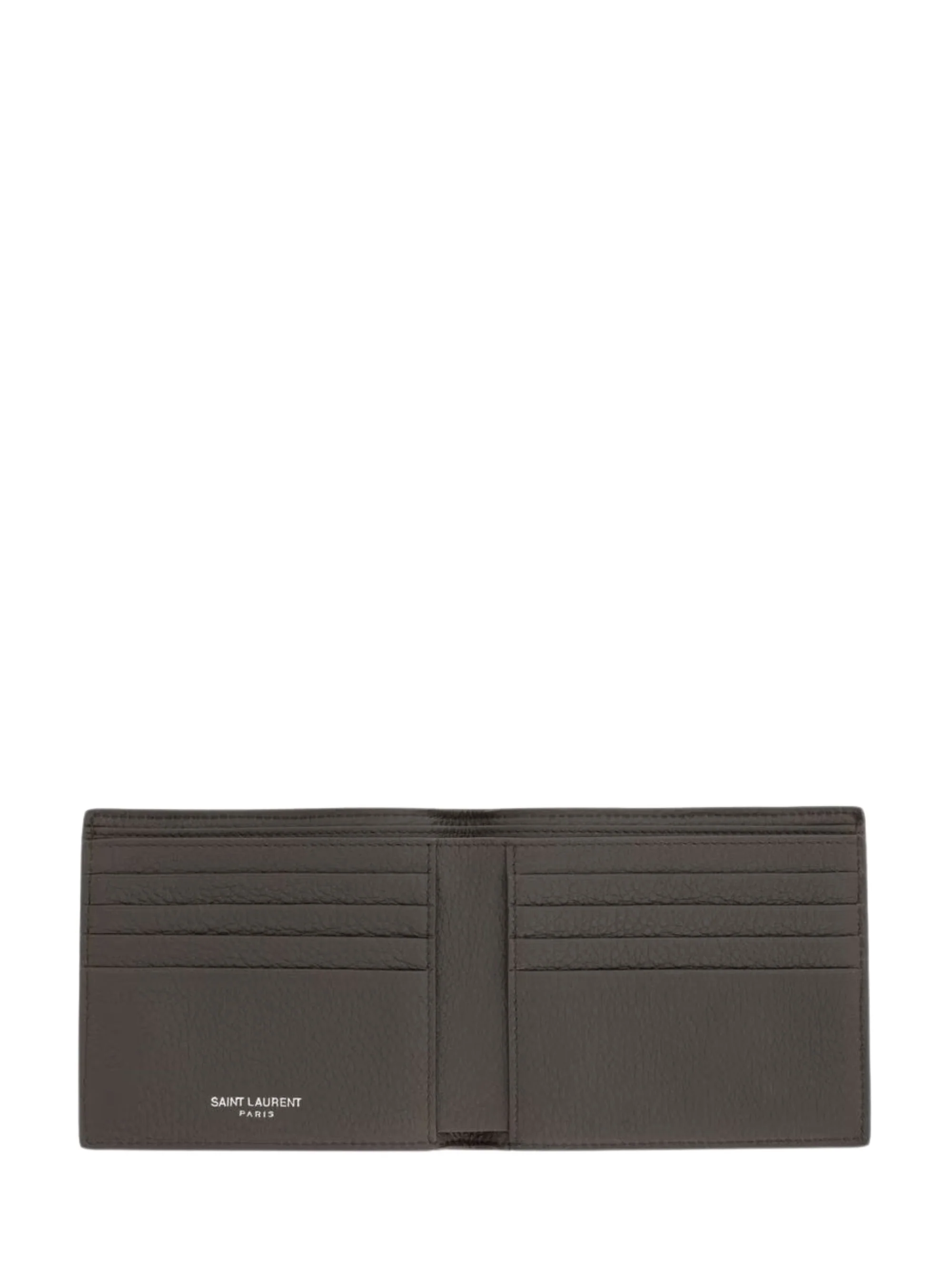Saint Laurent Tiny Cassandre Billfold Wallet in Grainy Leather - Image 3