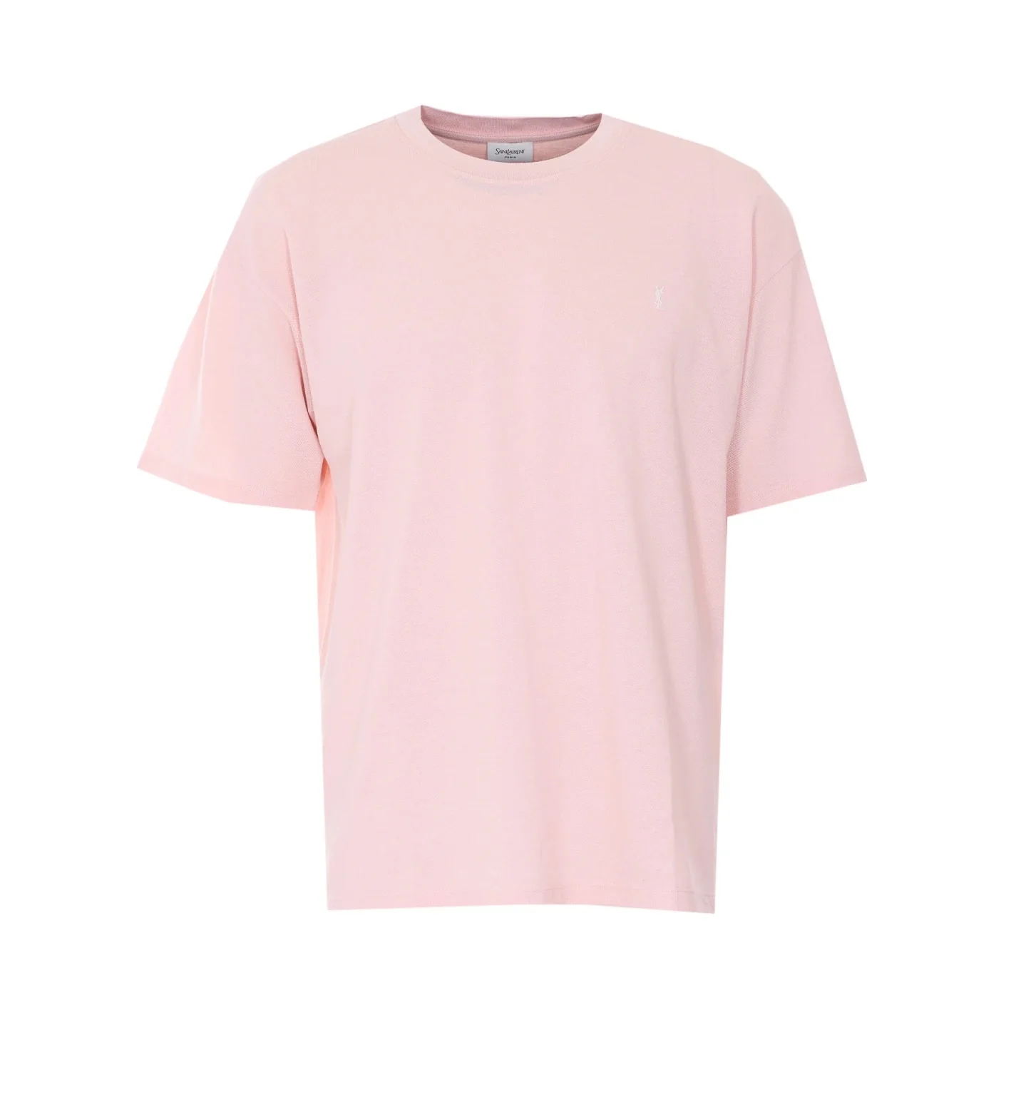 Saint Laurent Tonal Embroidered Chest T-Shirt - Size M