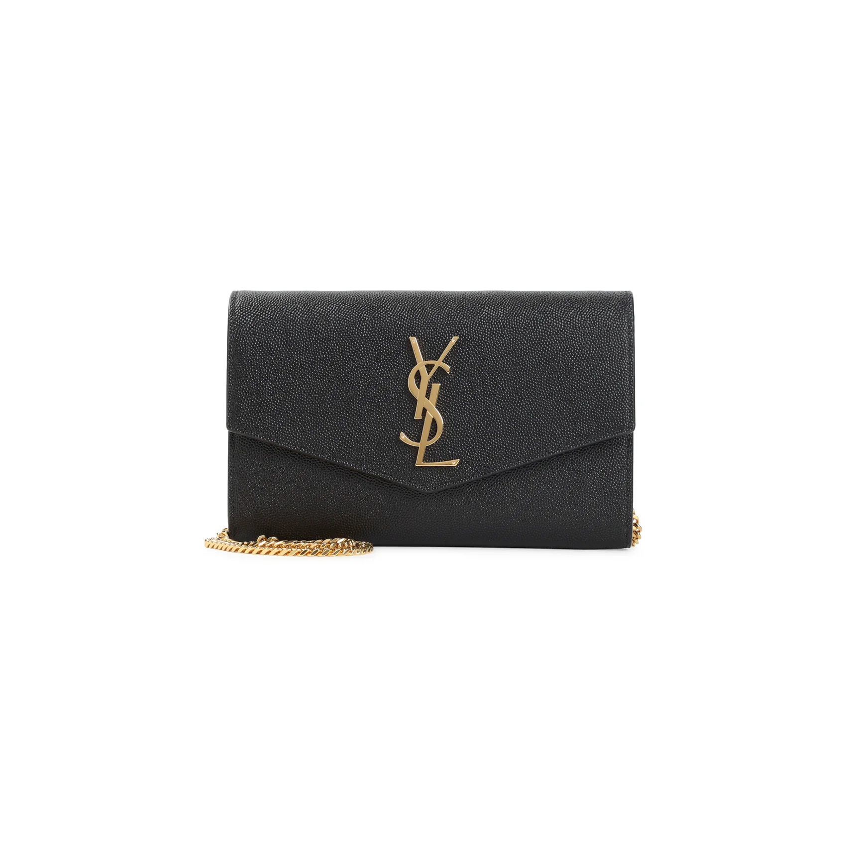 SAINT LAURENT Uptown Leather Wallet on Chain - Image 2