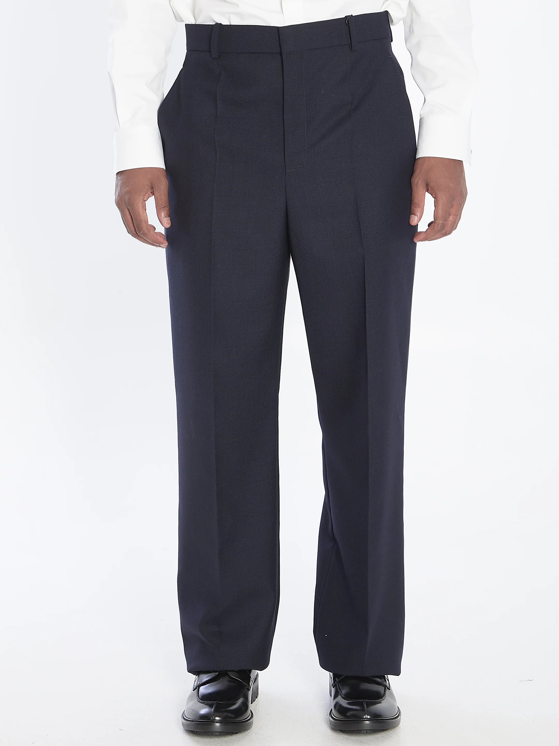 SAINT LAURENT Wool Tailored Trousers