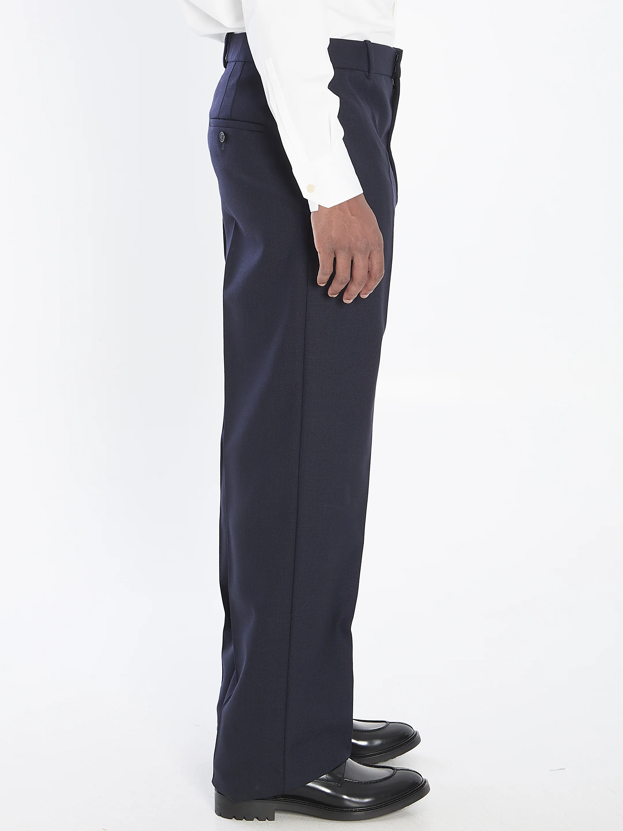 SAINT LAURENT Wool Tailored Trousers - Image 3