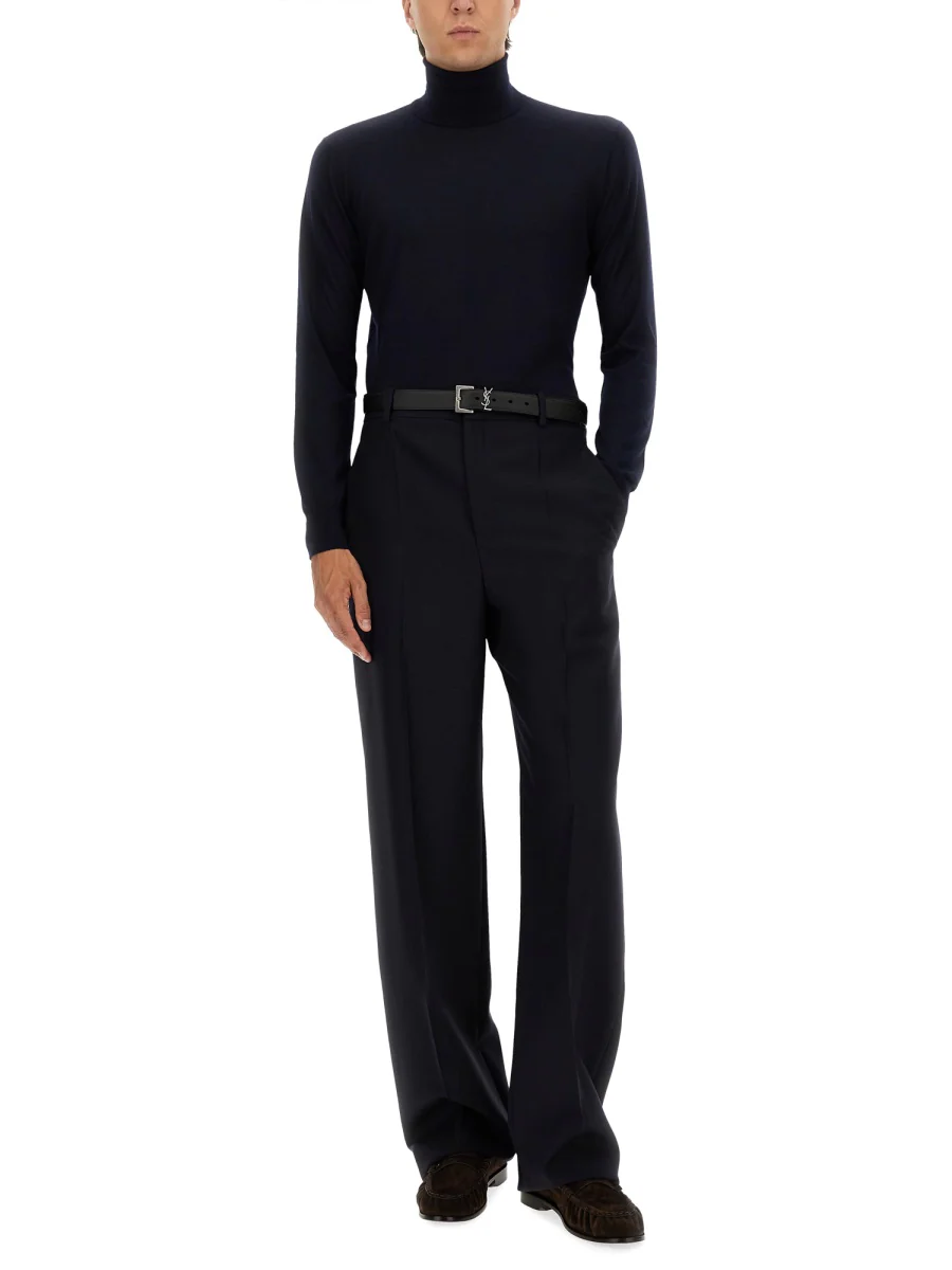 SAINT LAURENT Wool Tailored Trousers - Image 7