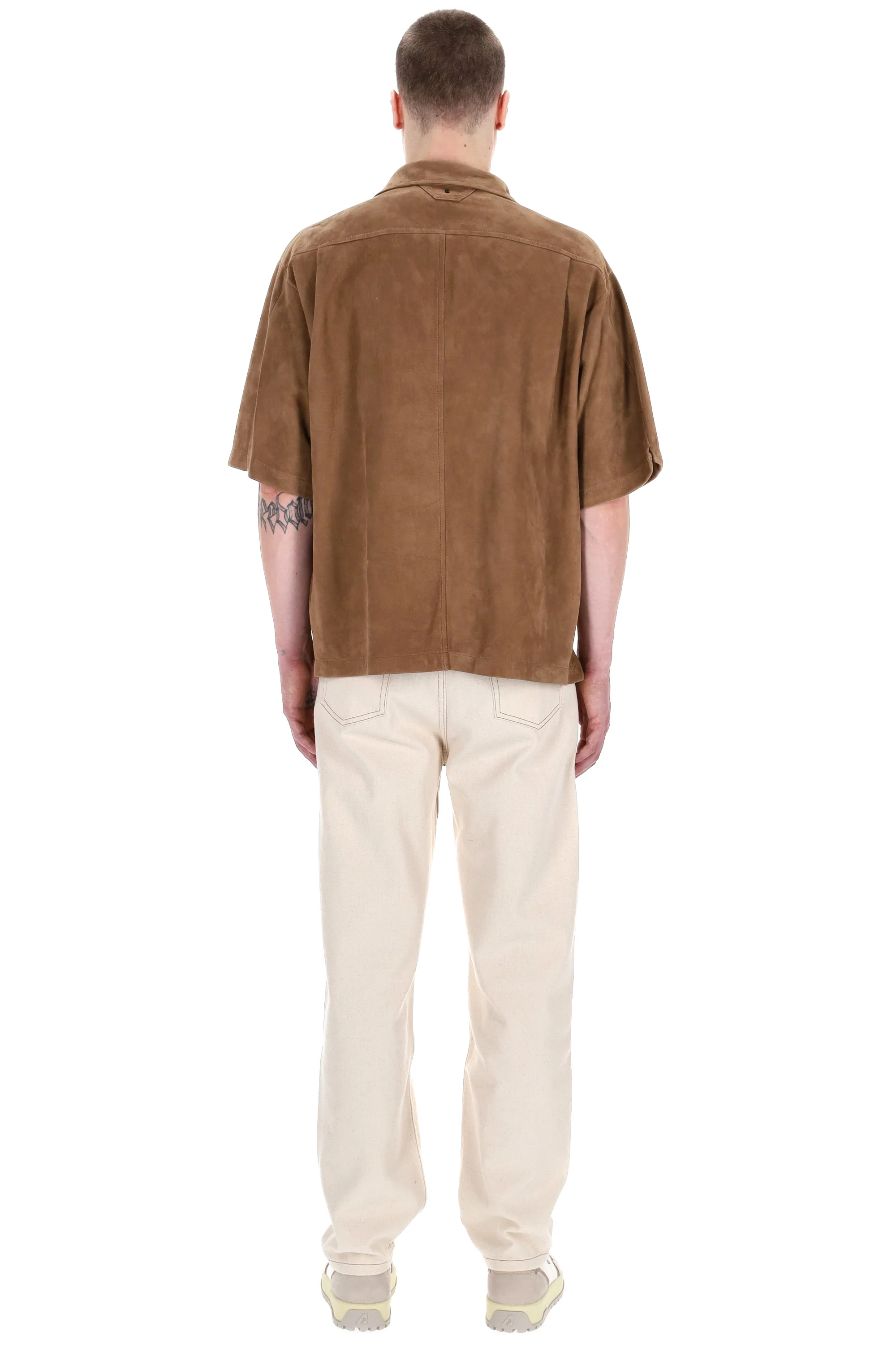 Salvatore Santoro Short-Sleeved Overshirt Jacket - Modern Fit - Image 3
