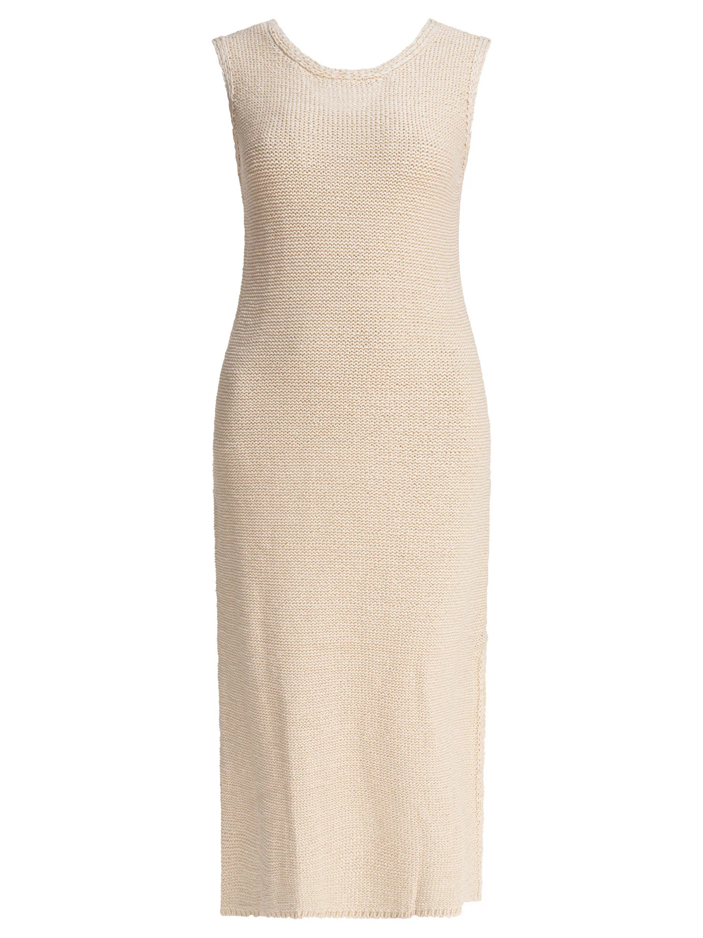 Sandbeige Elegant Mini Dress for Women - Image 5