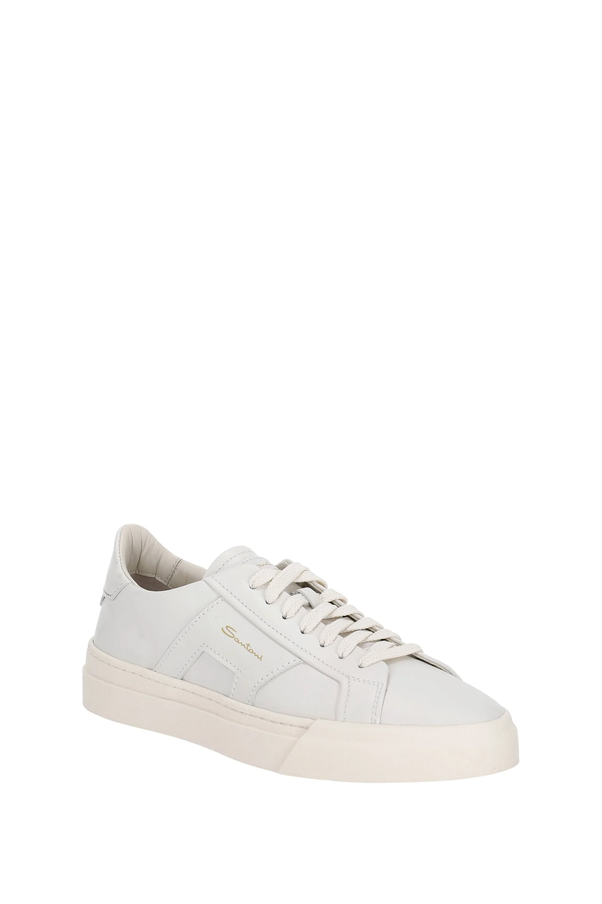 Santoni Double Buckle Leather Sneakers - Men’s Sporty Elegance - Image 2