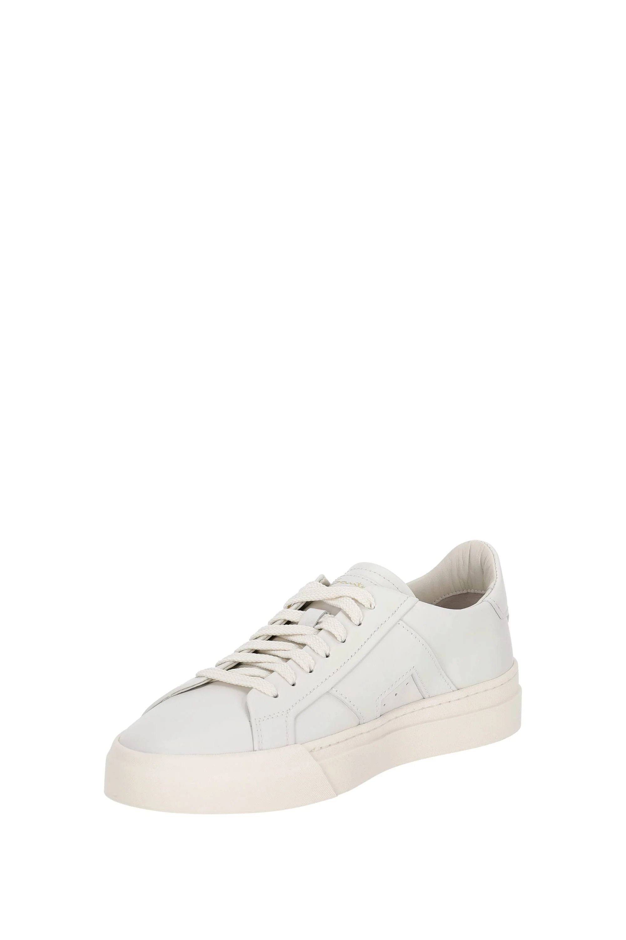 Santoni Double Buckle Leather Sneakers - Men’s Sporty Elegance - Image 3