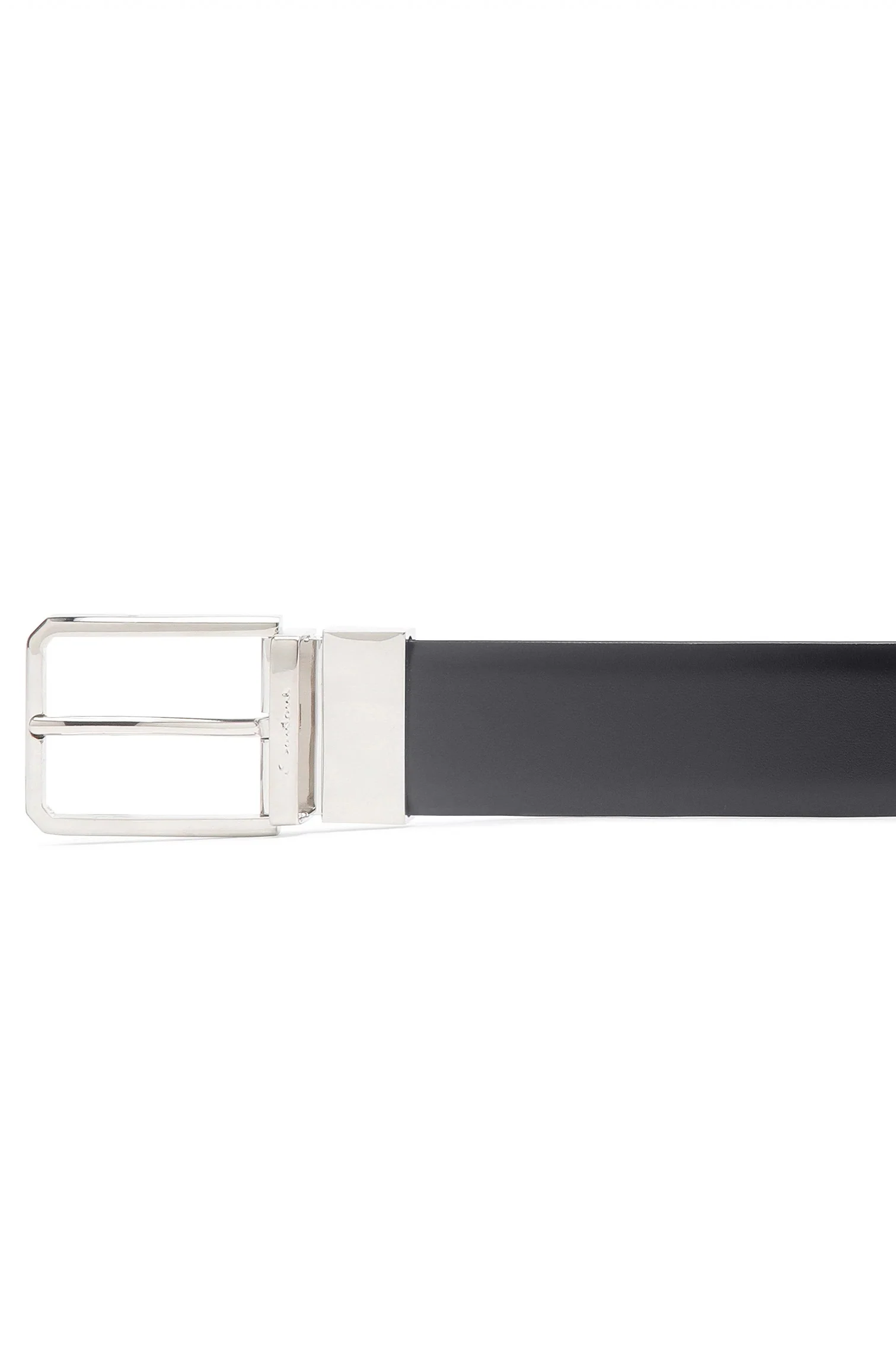Santoni Elegant Leather Belt for Men - Image 3
