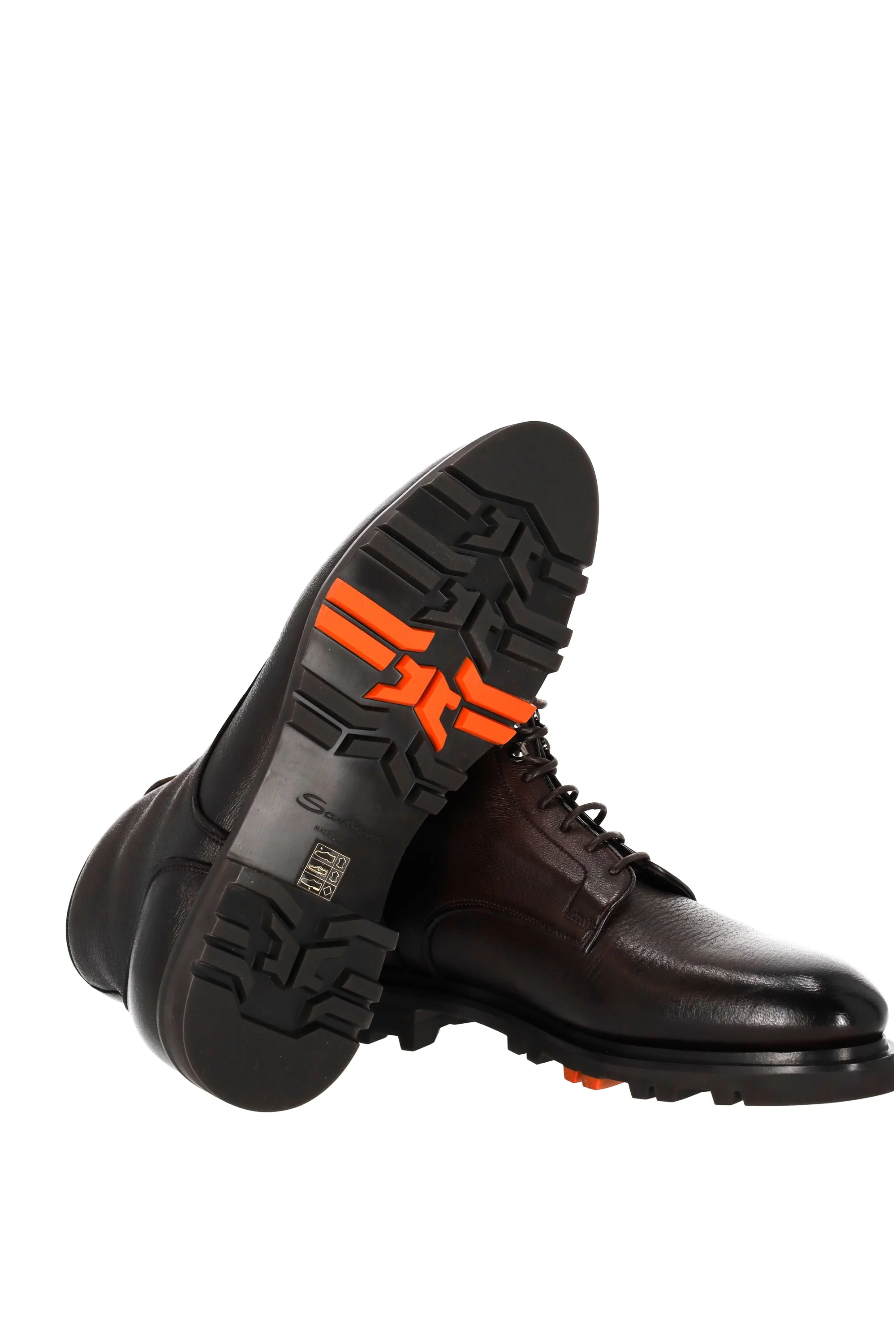 Santoni Elegant Men's Flat Shoes - Size 10 - Image 4