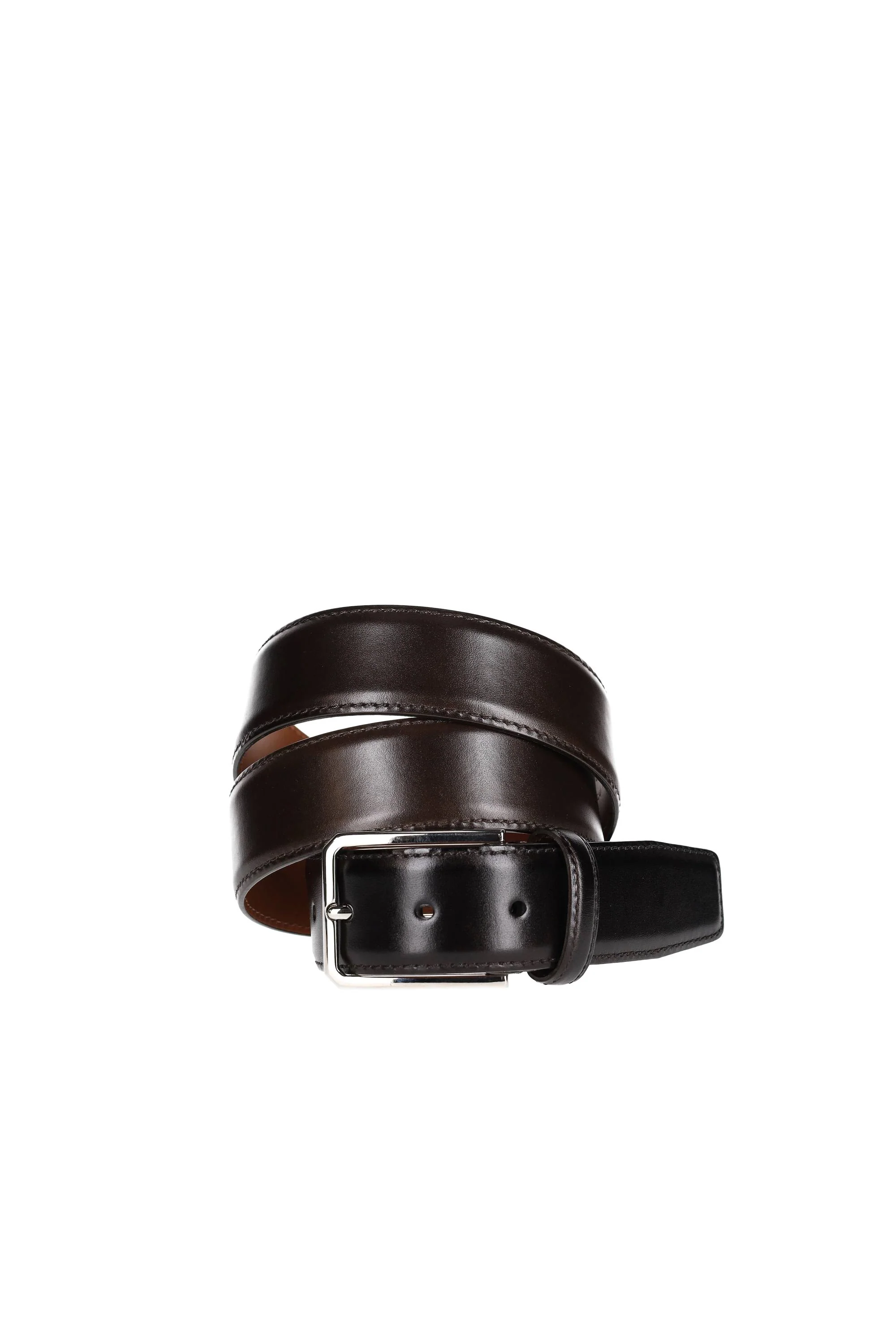Santoni Men's Classic Leather Belt
