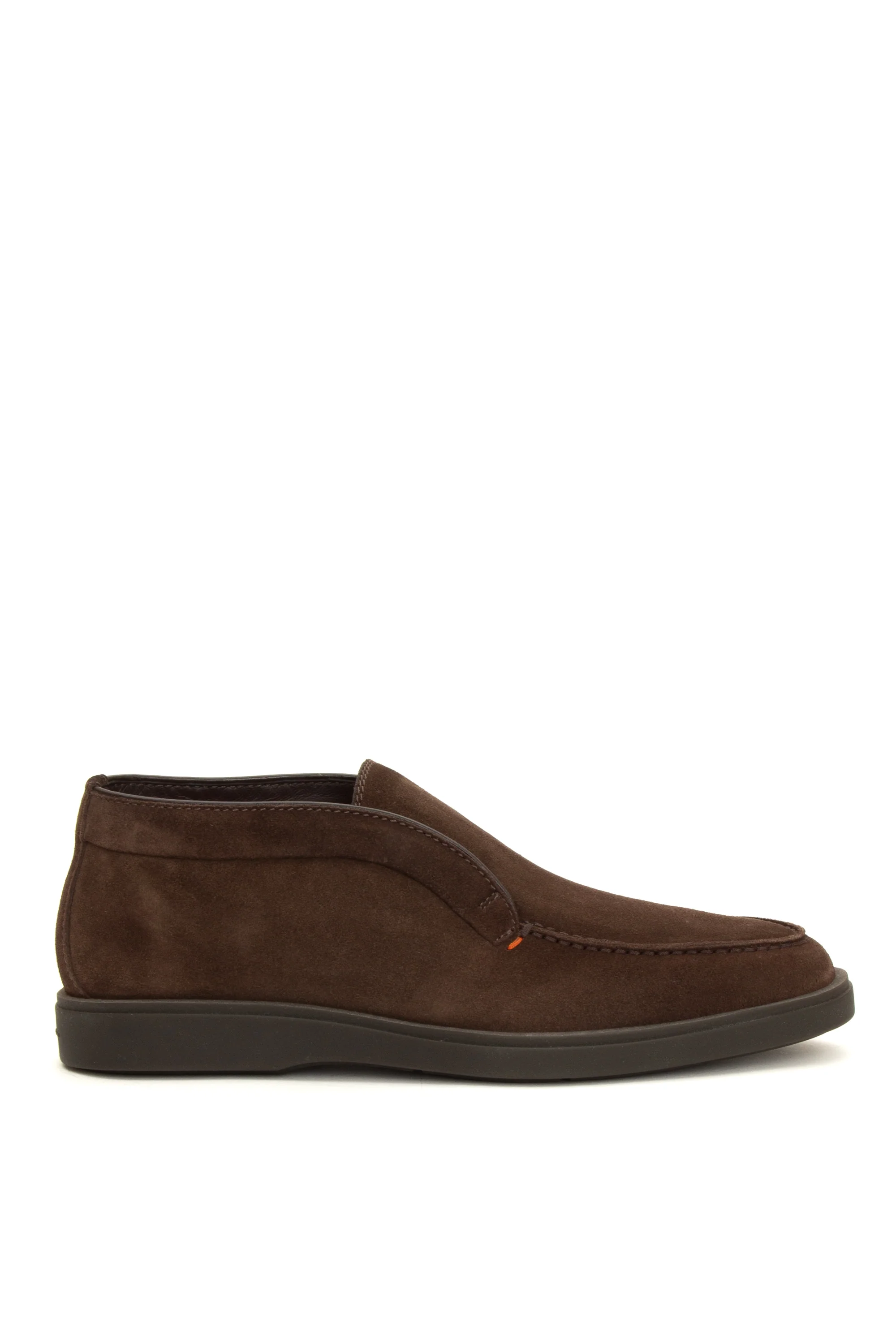 Santoni Suede Slip-On Flats for Men - FW25 Collection