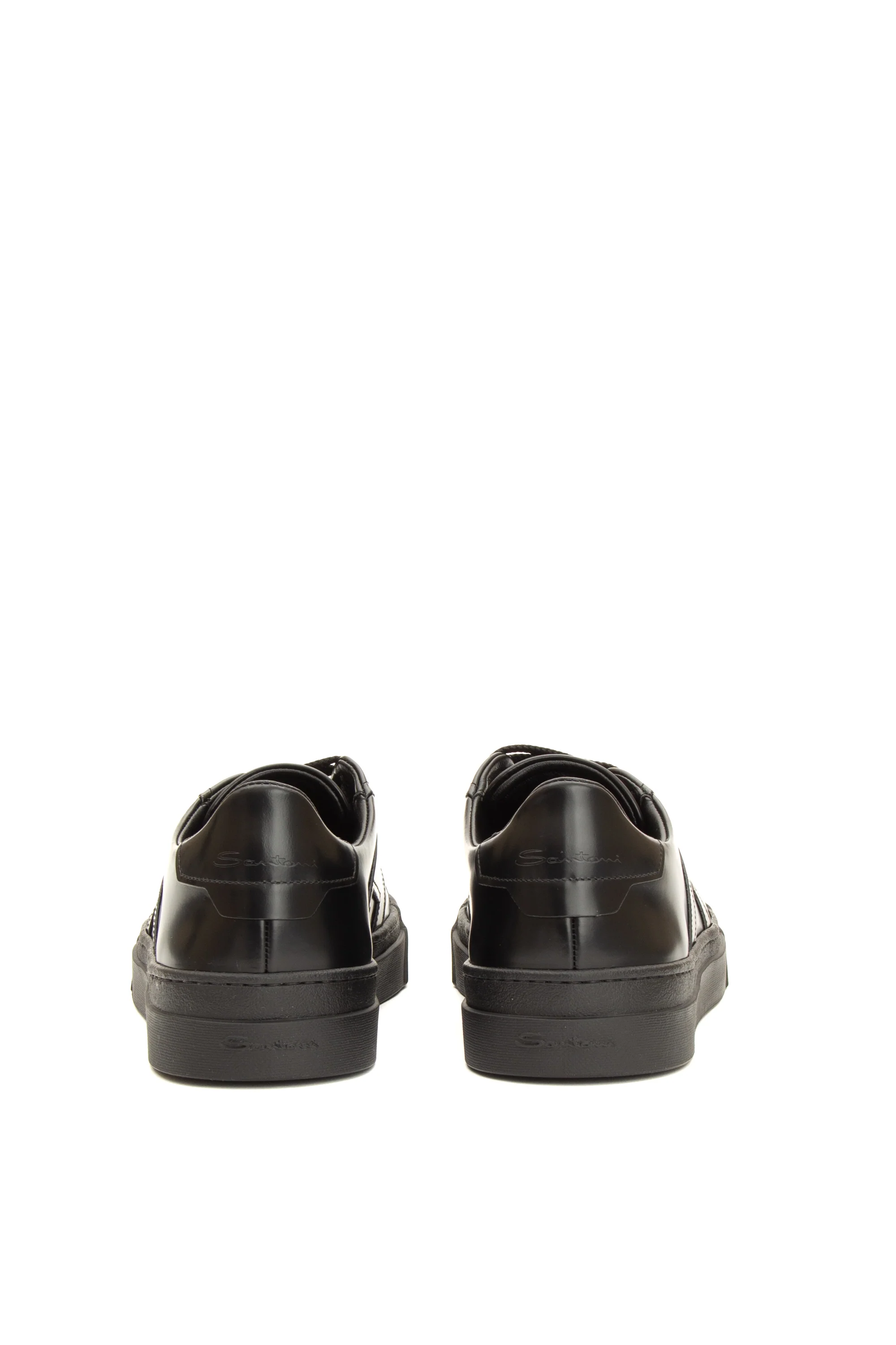 Santoni Timeless Leather Flat Shoes for Men - Image 5