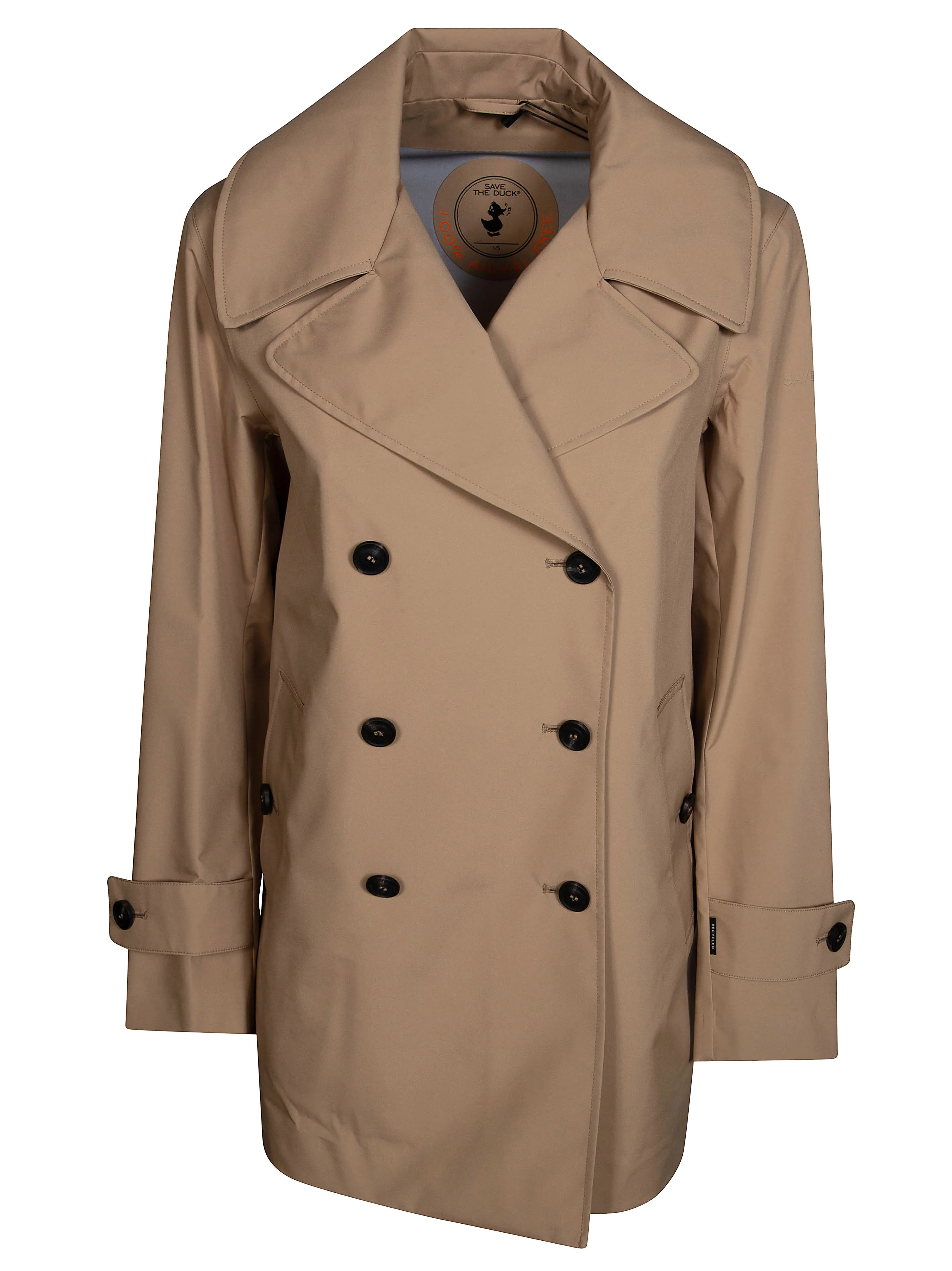 Save The Duck Double-breasted Buttoned Coat