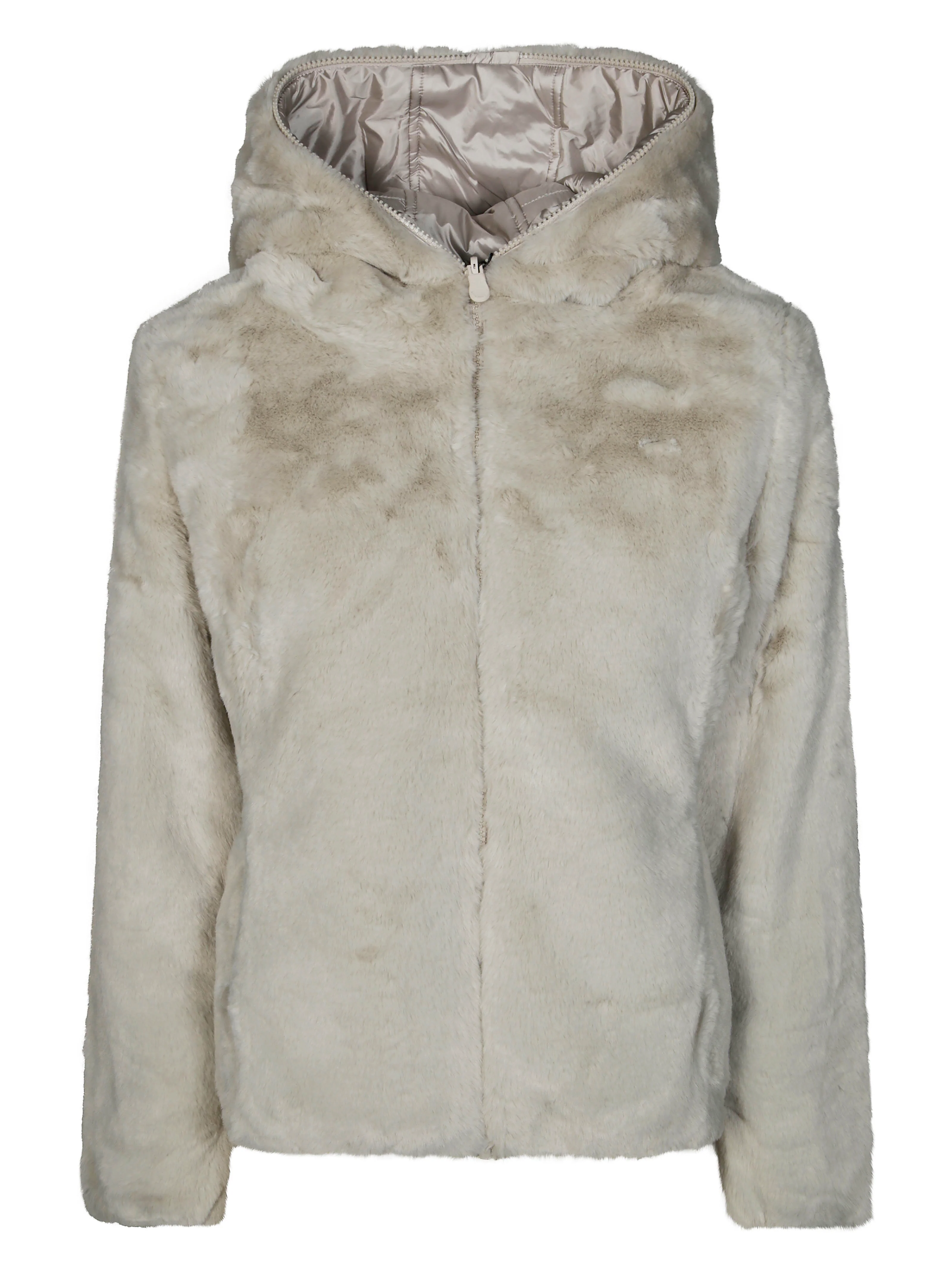 Save The Duck Reversible Eco Fur Hooded Jacket for Women