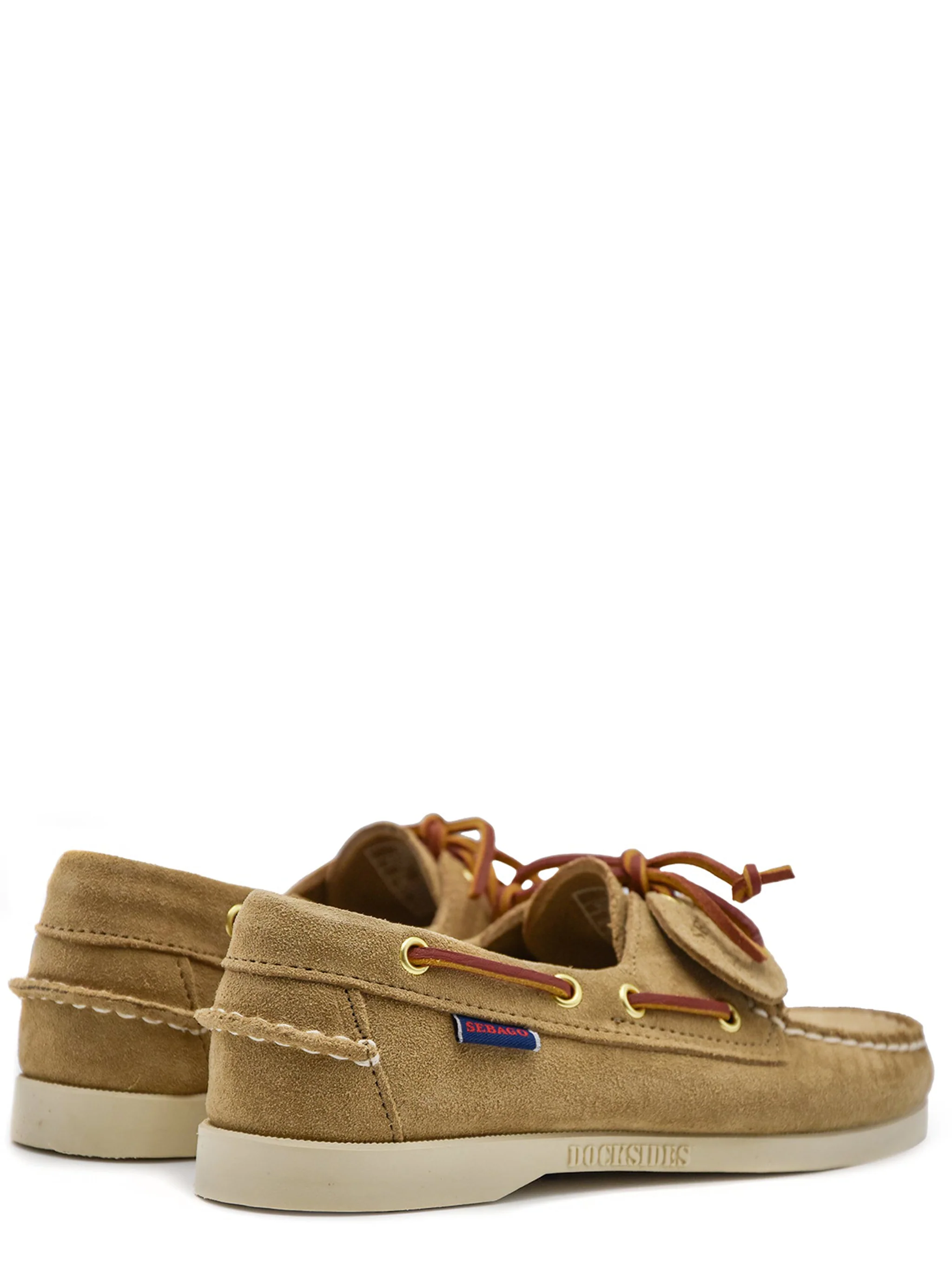 Sebago Handmade Suede Moccasins with Non-Slip Rubber Sole - Regular Fit - Image 4