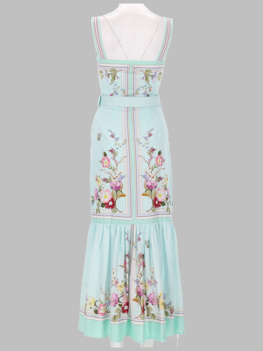 Self-portrait Chic Linen Cotton Dress for Women - Image 2