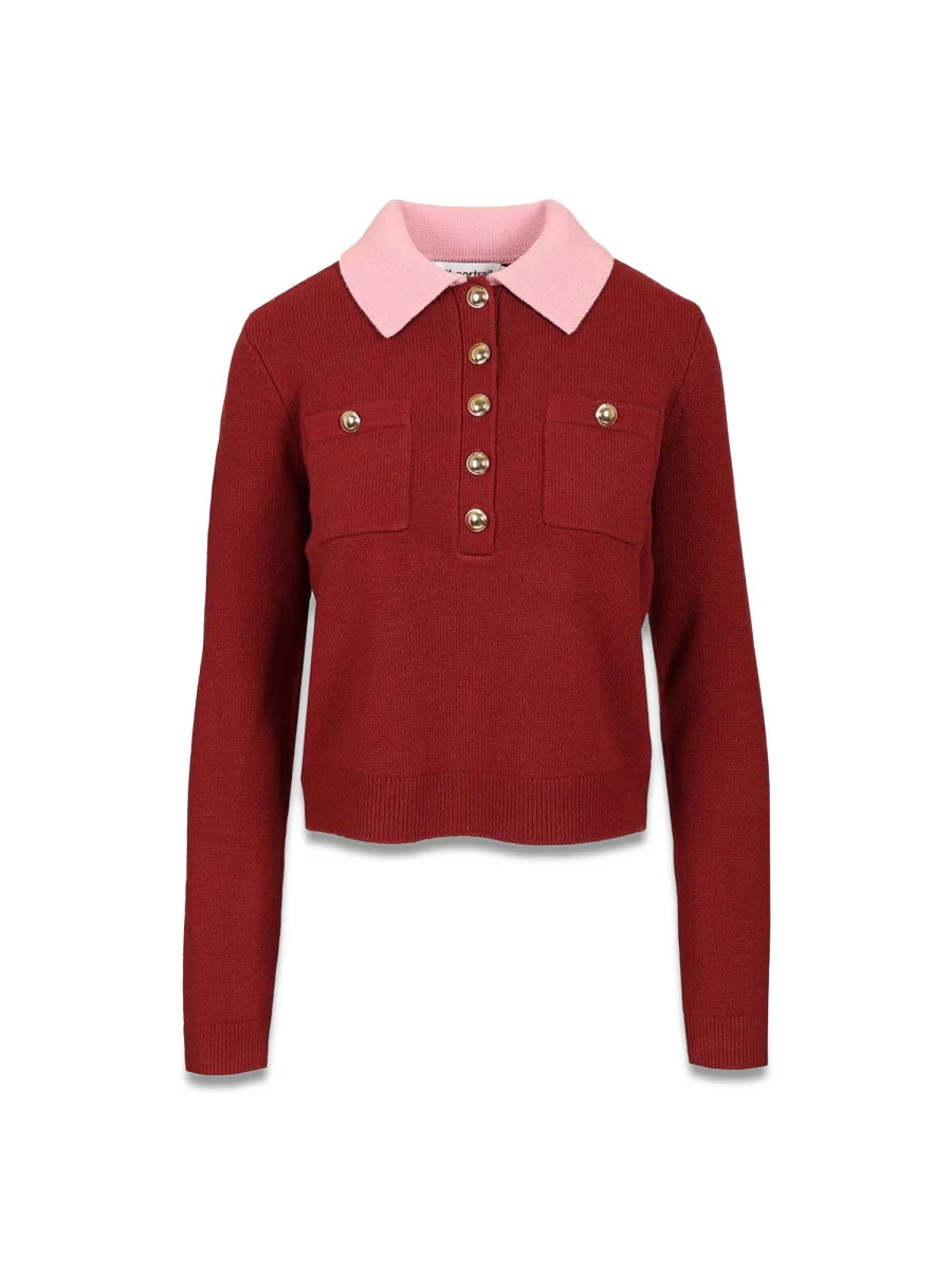Self-portrait Chic Polo Cardigan for Women