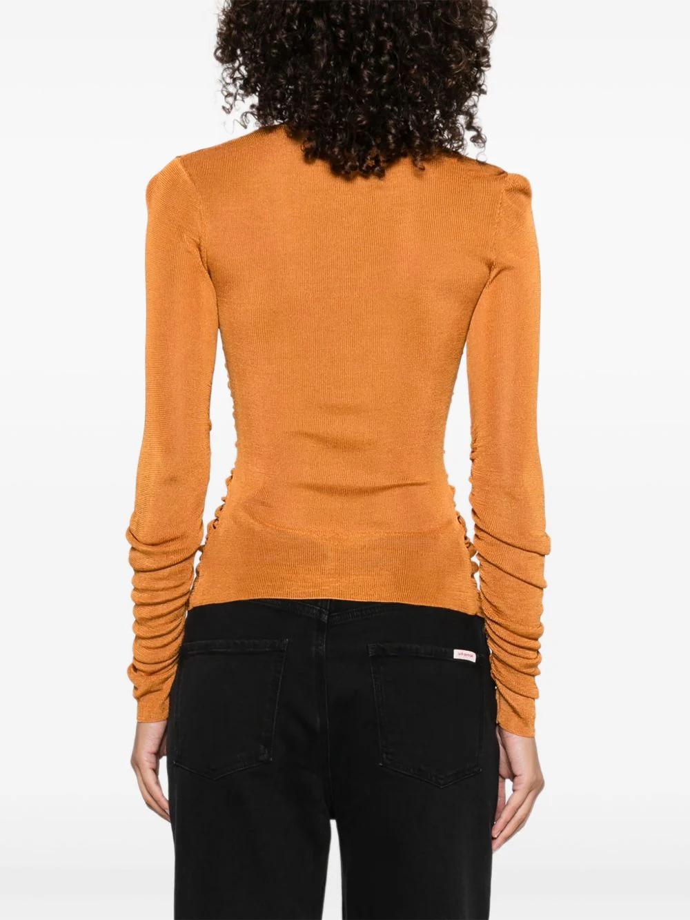 SELF-PORTRAIT Crystal-embellished Crop Top - Image 7