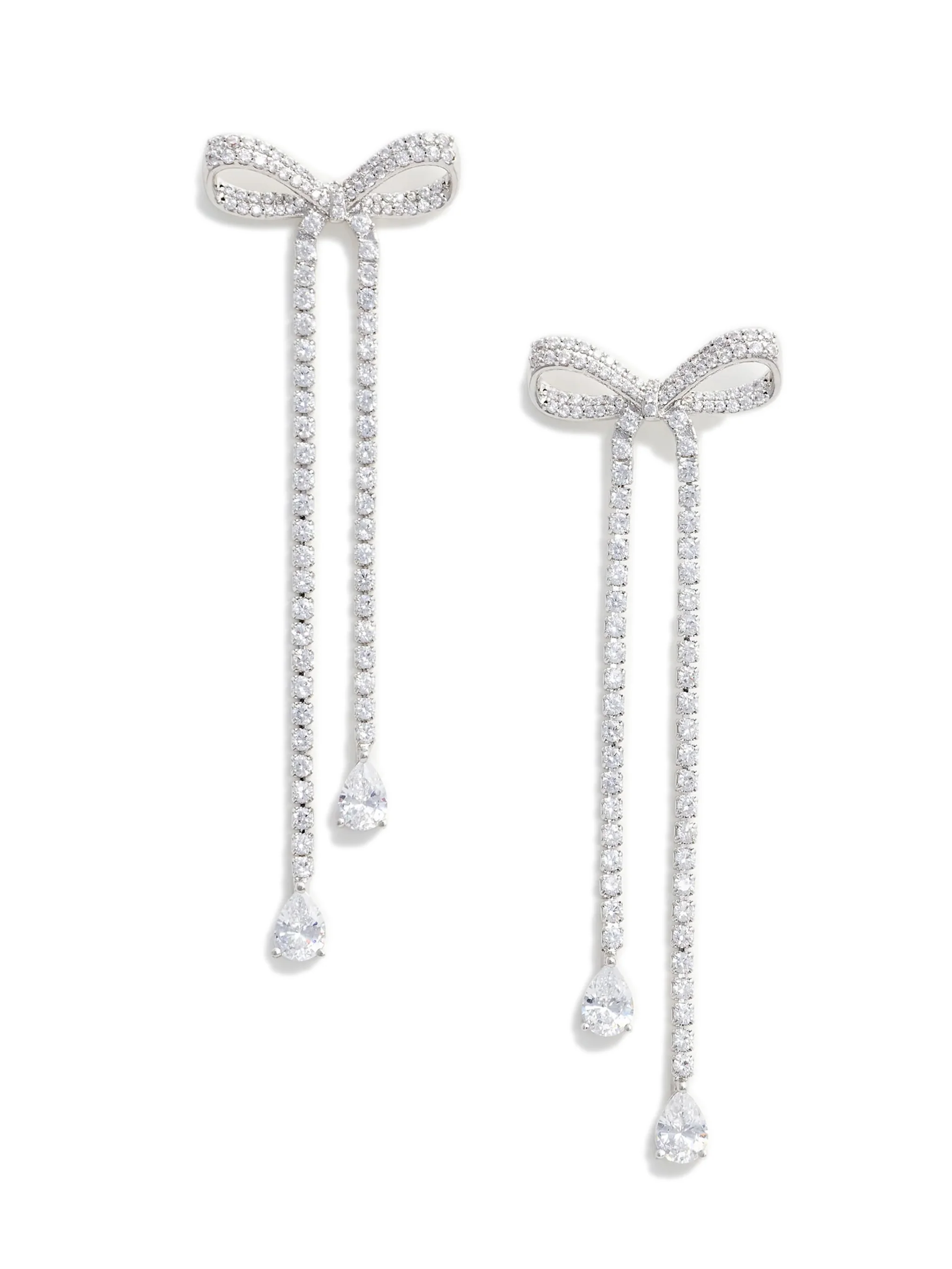 Self-portrait Dangling Crystal Embellished Earrings
