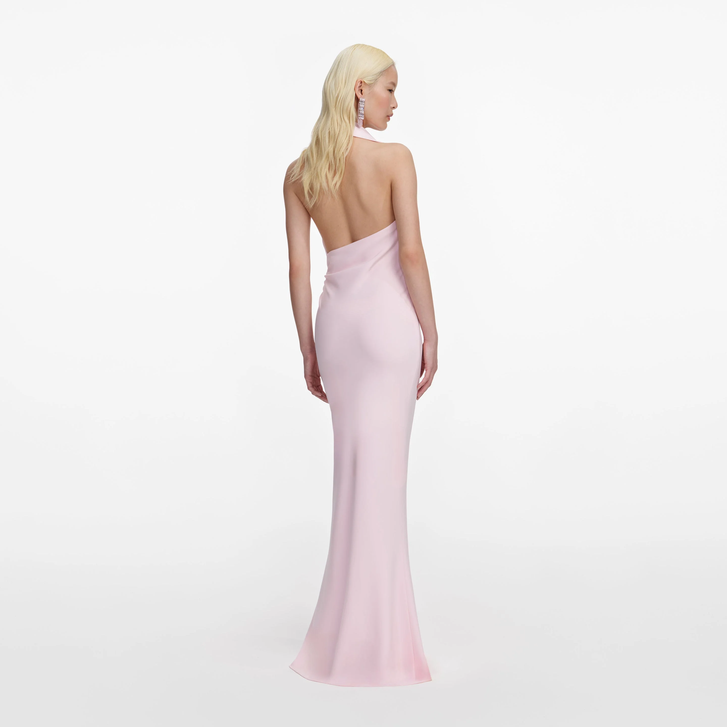 Self-portrait Elegant Backless Cowl Neck Mini Dress - Size 6 - Image 3