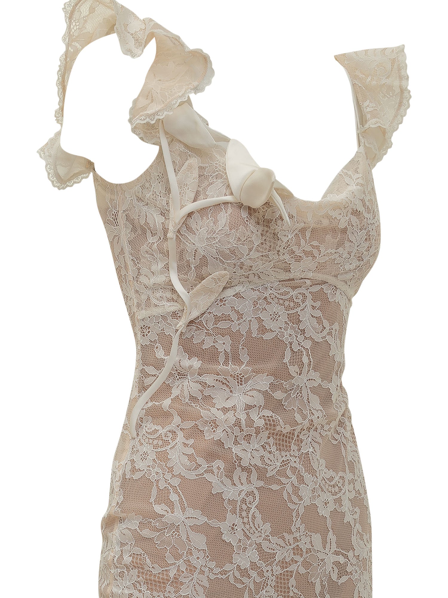 Self-portrait Elegant Lace Suit with Statement Lines - Image 4