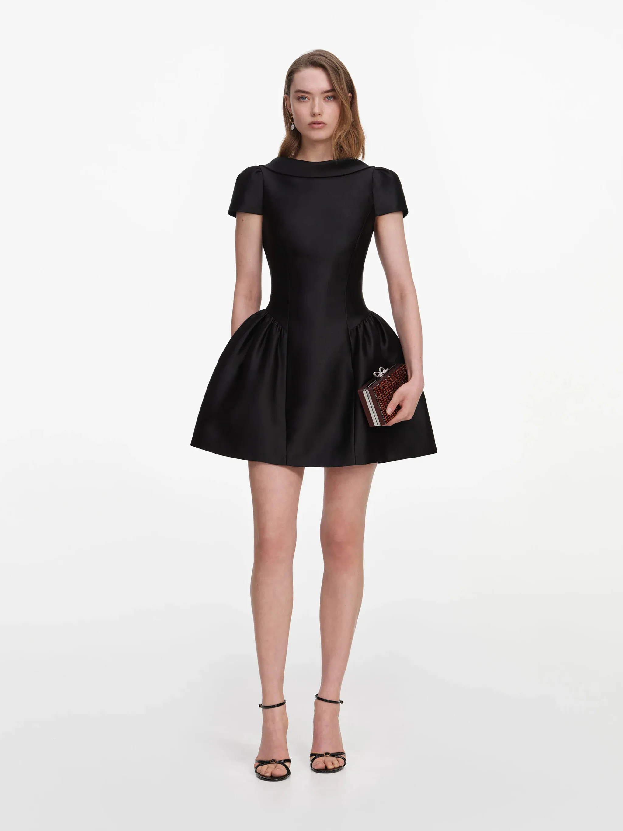 Self-portrait Elegant Mini Dress with Functional Pockets - Size 6