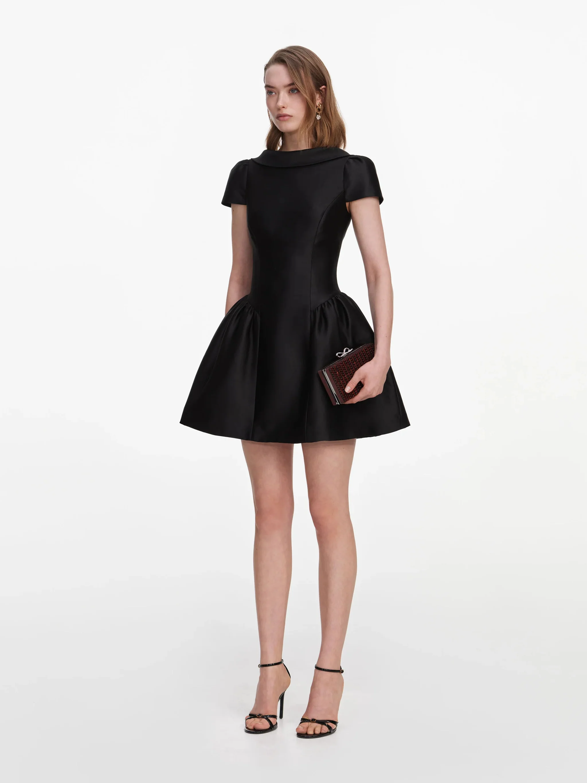 Self-portrait Elegant Mini Dress with Functional Pockets - Size 6 - Image 3