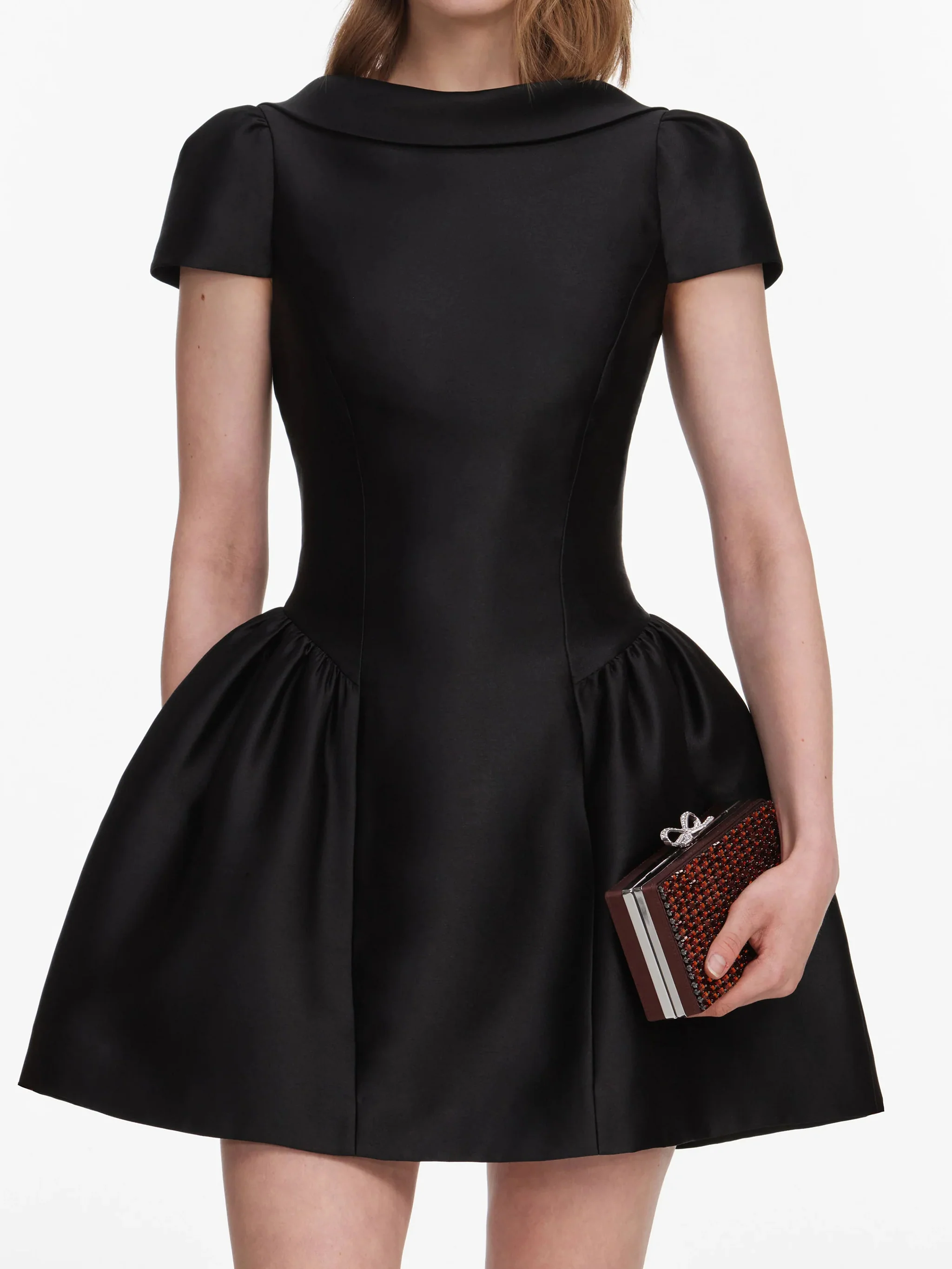 Self-portrait Elegant Mini Dress with Functional Pockets - Size 6 - Image 4