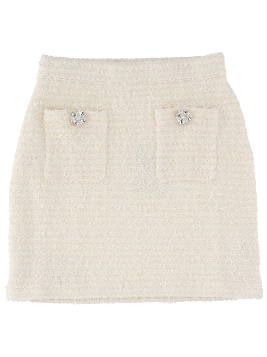 Self-portrait Elegant Mini Skirt for Women - FW25 Collection