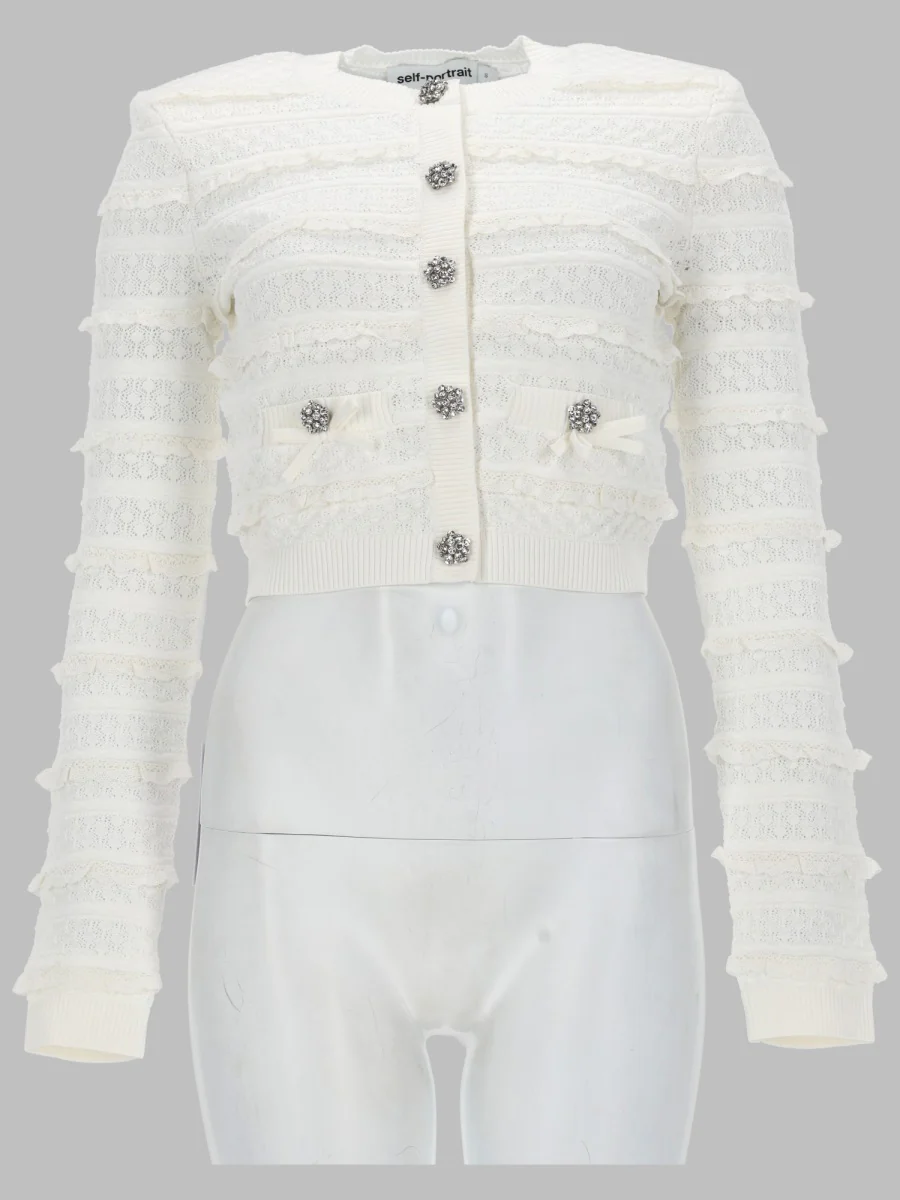 Self-portrait Elegant Viscose Blend Sweater
