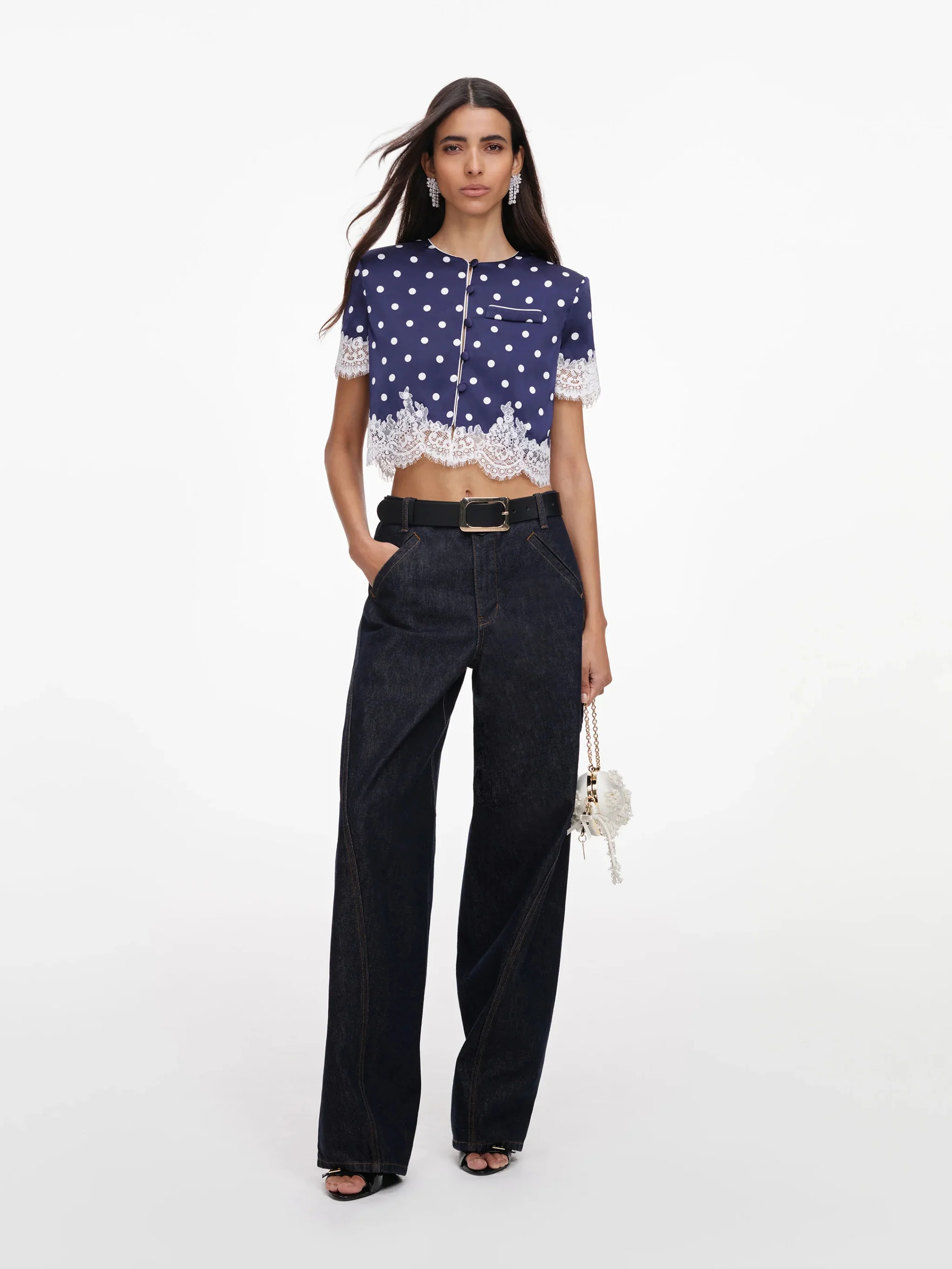 Self-portrait Elegant Women's Mini Shirt for FW26