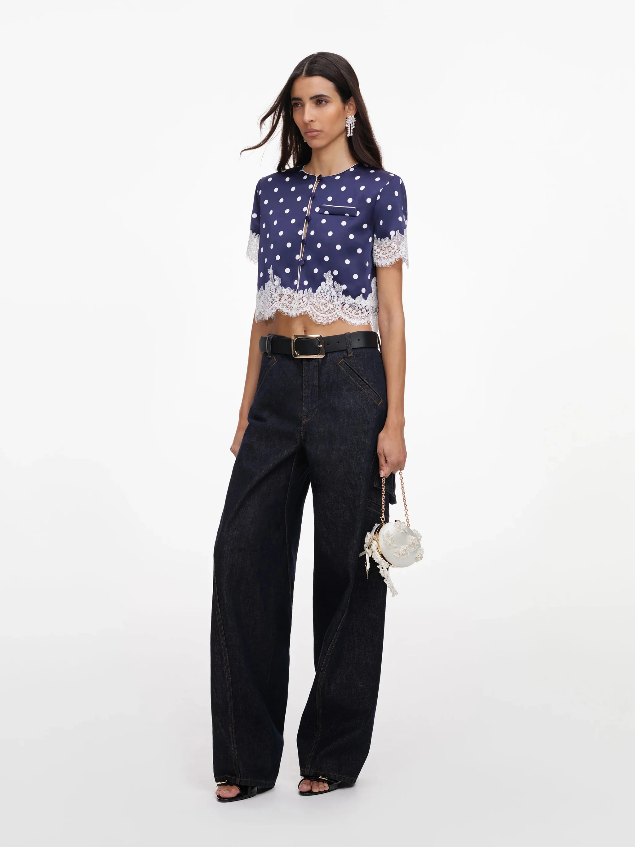 Self-portrait Elegant Women's Mini Shirt for FW26 - Image 2