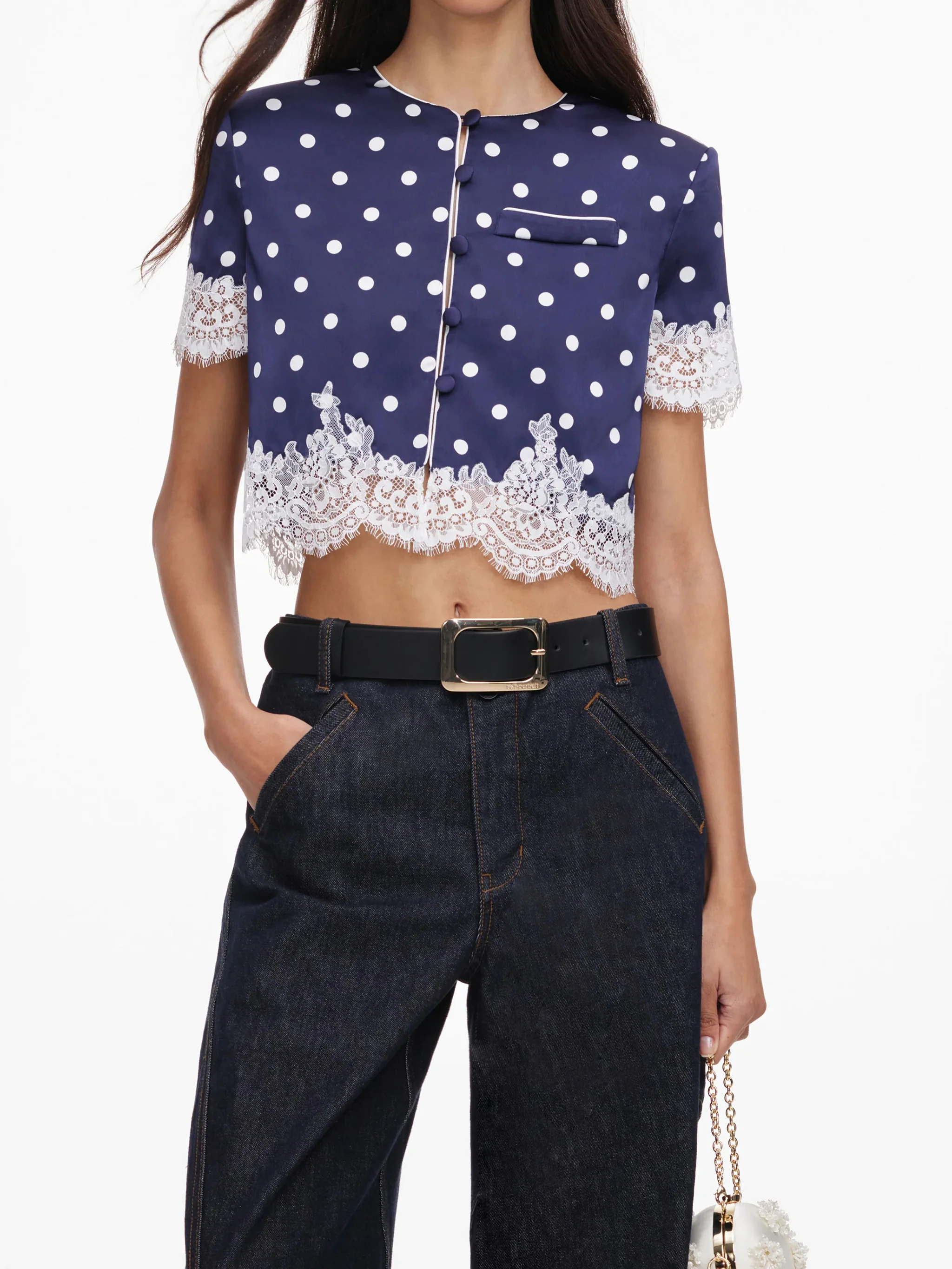 Self-portrait Elegant Women's Mini Shirt for FW26 - Image 4