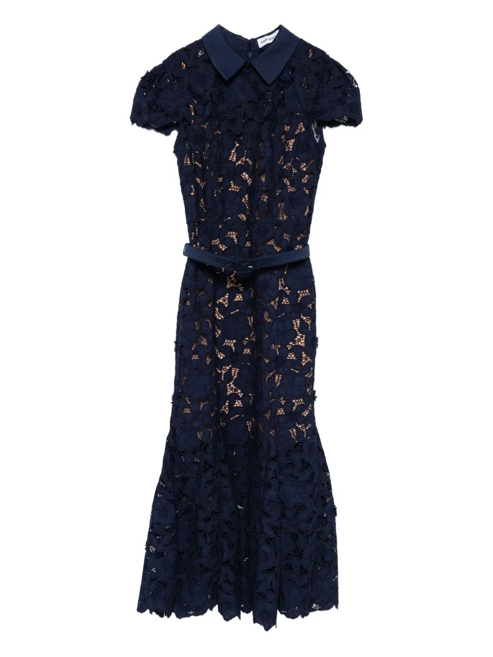 SELF-PORTRAIT Guipure Lace Midi Dress